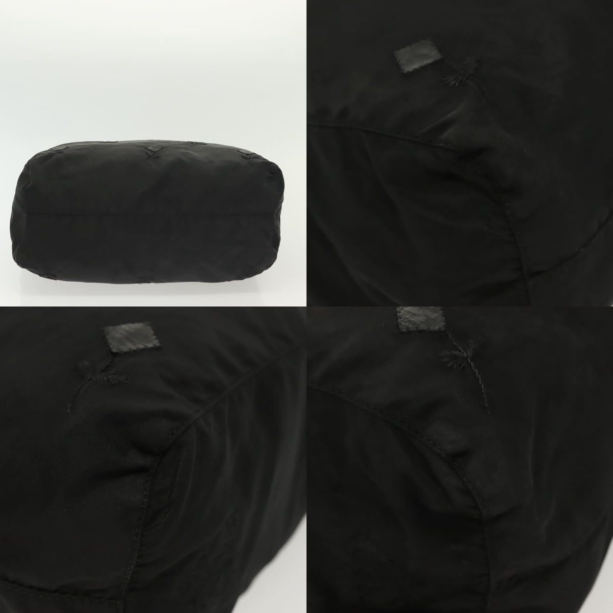 Prada PRADA Hand Bag Nylon Black Silver Size ONE SIZE - 10 Thumbnail