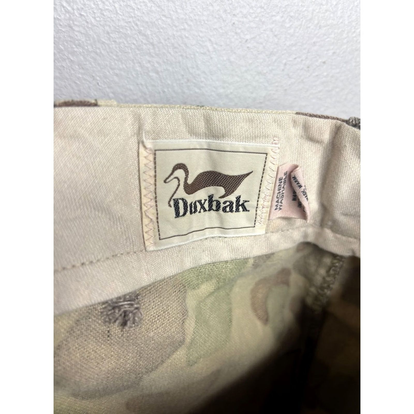Vintage Duxbak Pants Mens 37W x 29L Cargo Camouflage Workwear Pockets Outdoor Pants Mens Size US 37 - 5 Thumbnail