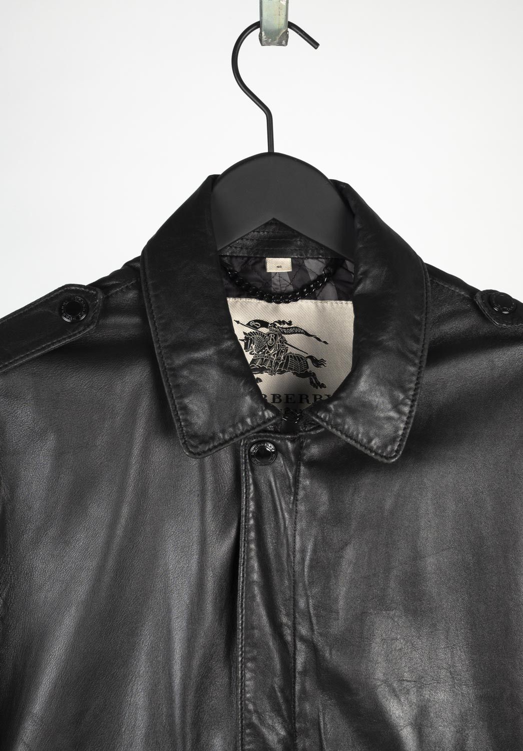 Burberry Men Leather Jacket Bomber Size ITA48/Medium, S620