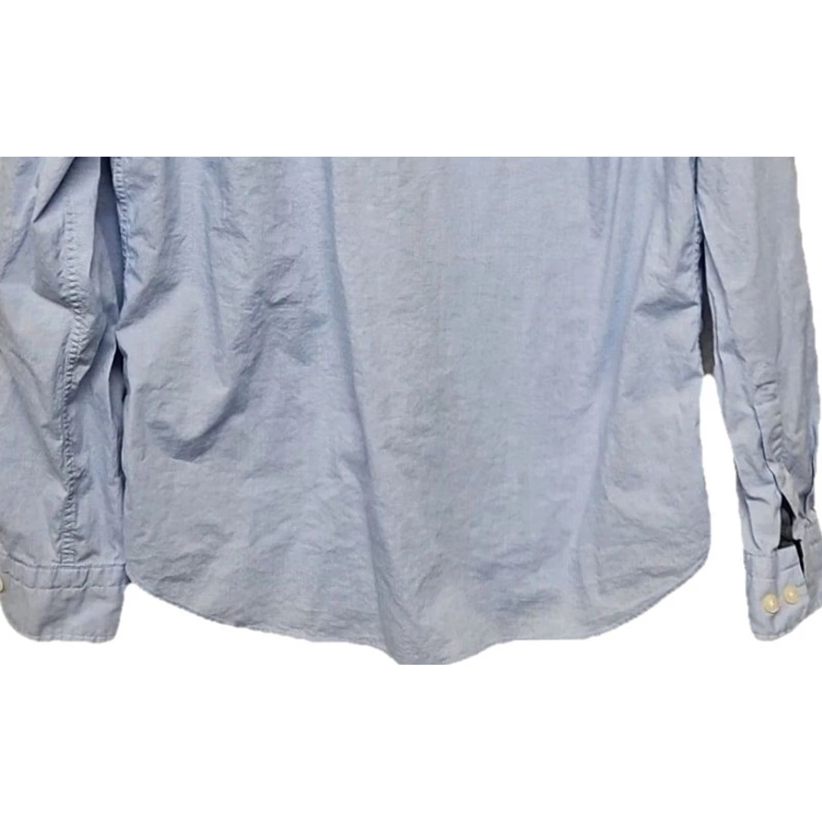 Nautica Nautica Button-Up Shirt Men Large Light Blue Long Sleeve Classic Fit Stretch Button-Down Shirt Size US L / EU 52-54 / 3 - 7 Thumbnail