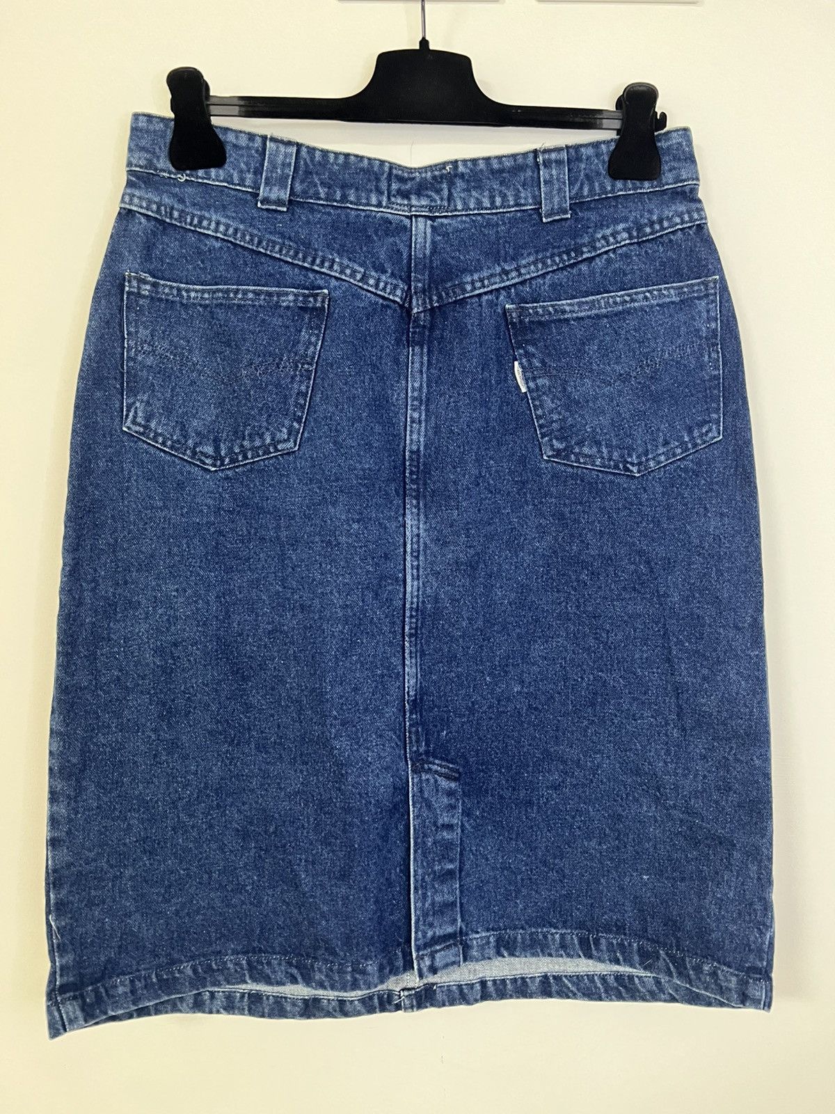 Valentino Valentino midi skirt L denim Size 33" - 3 Thumbnail