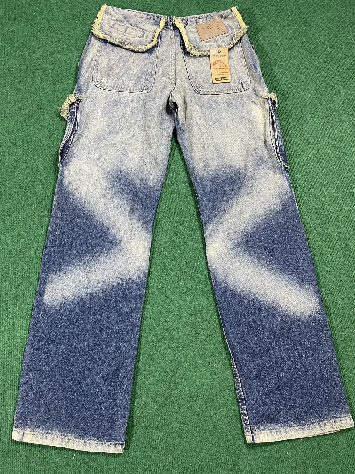 If Six Was Nine Distressed Look Japanese Jeans Multipocket Size US 30 / EU 46 - 6 Thumbnail