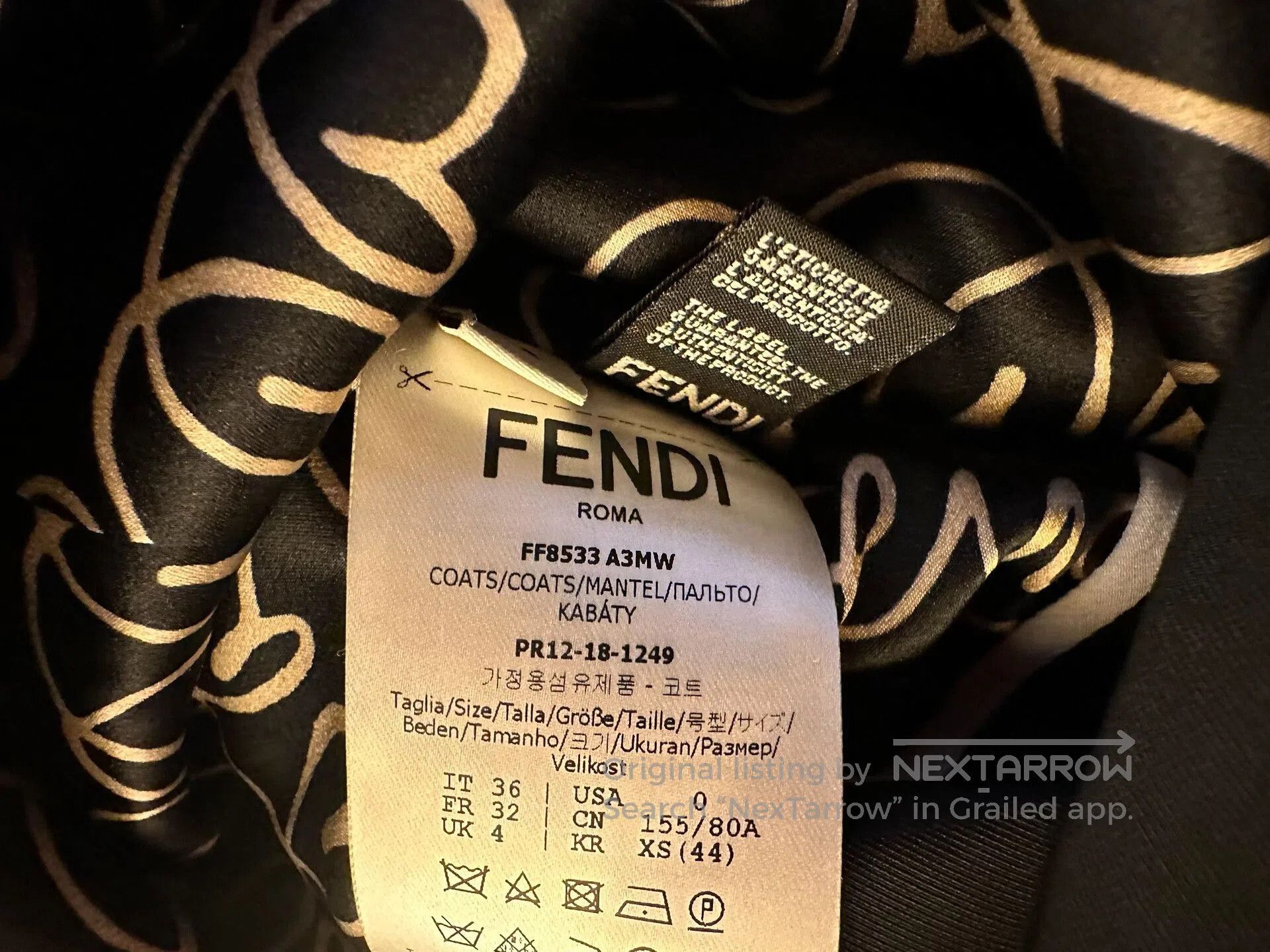 Fendi Fendi Water-resistant Trench Coat. Size US S / EU 44-46 / 1 - 8 Thumbnail