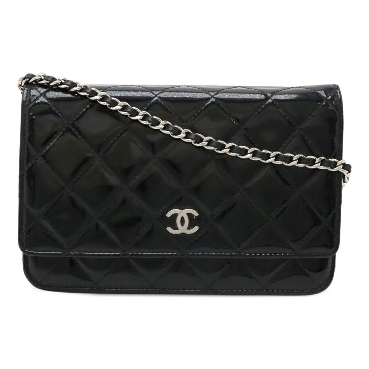 Chanel Chanel Chanel Matelassé Patent Leather Chain Shoulder Bag Enamel Other Size ONE SIZE - 1 Thumbnail
