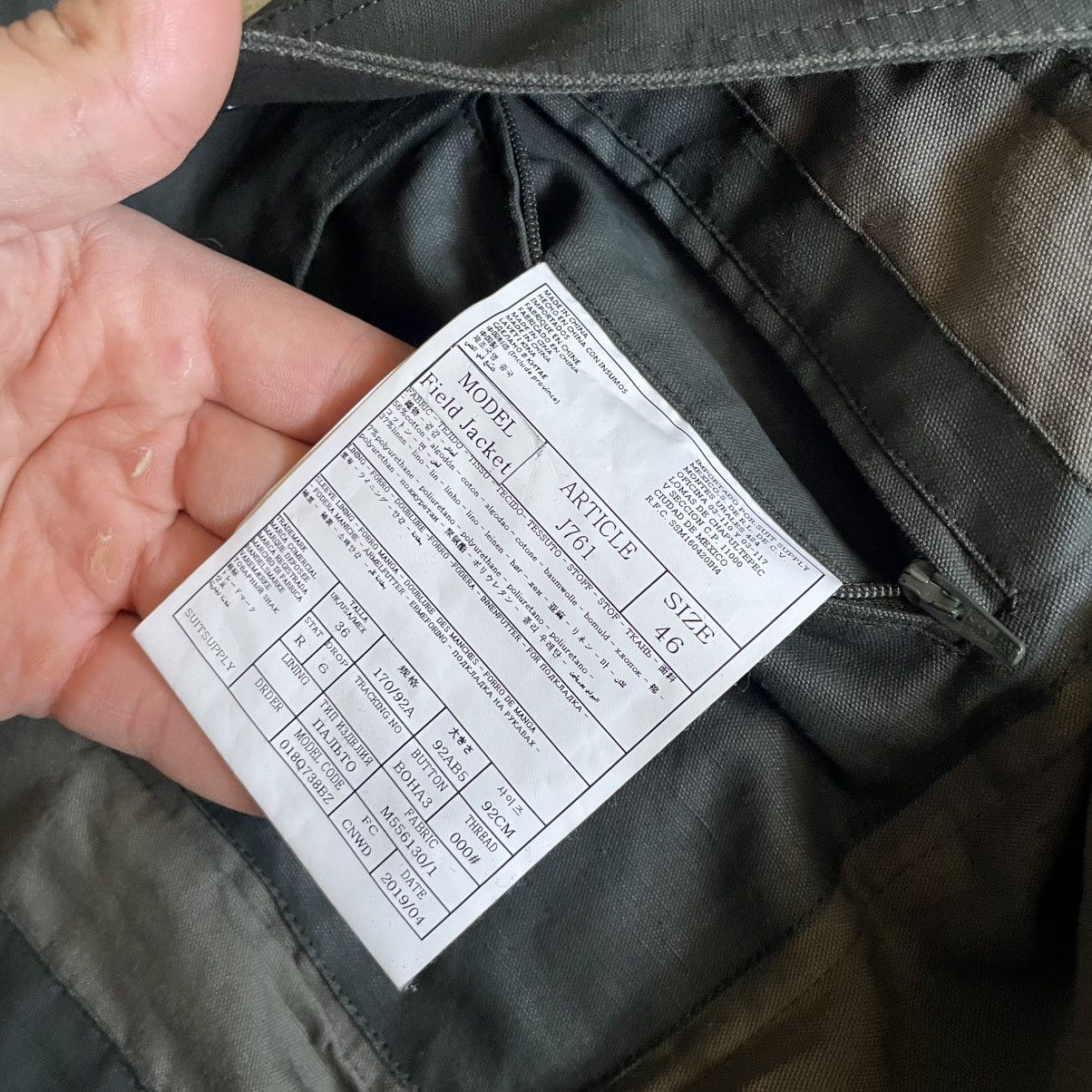 Suitsupply 46 SuitSupply luxury Field Jacket khaki coat old money linen Size US S / EU 44-46 / 1 - 7 Thumbnail