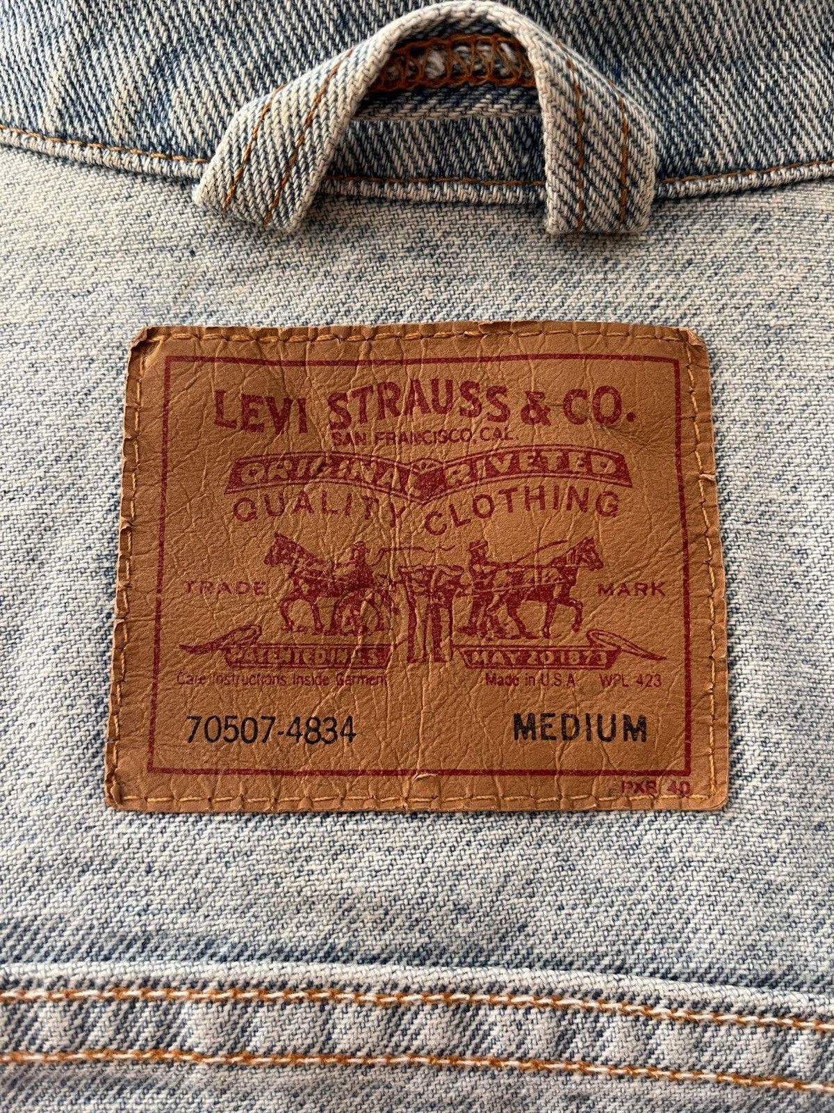 Levi's Vintage Clothing Vintage Levis 80’s 70507 Trucker Jacket Size US L / EU 52-54 / 3 - 9 Thumbnail