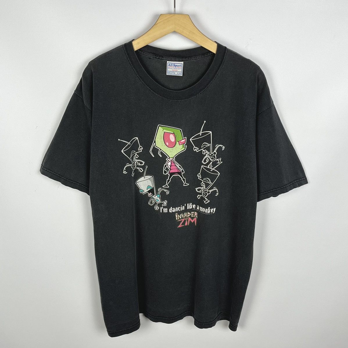 Cartoon Network × Vintage Vintage Invader Zim rare cartoon faded tee 2001 Size US XL / EU 56 / 4 - 1 Thumbnail
