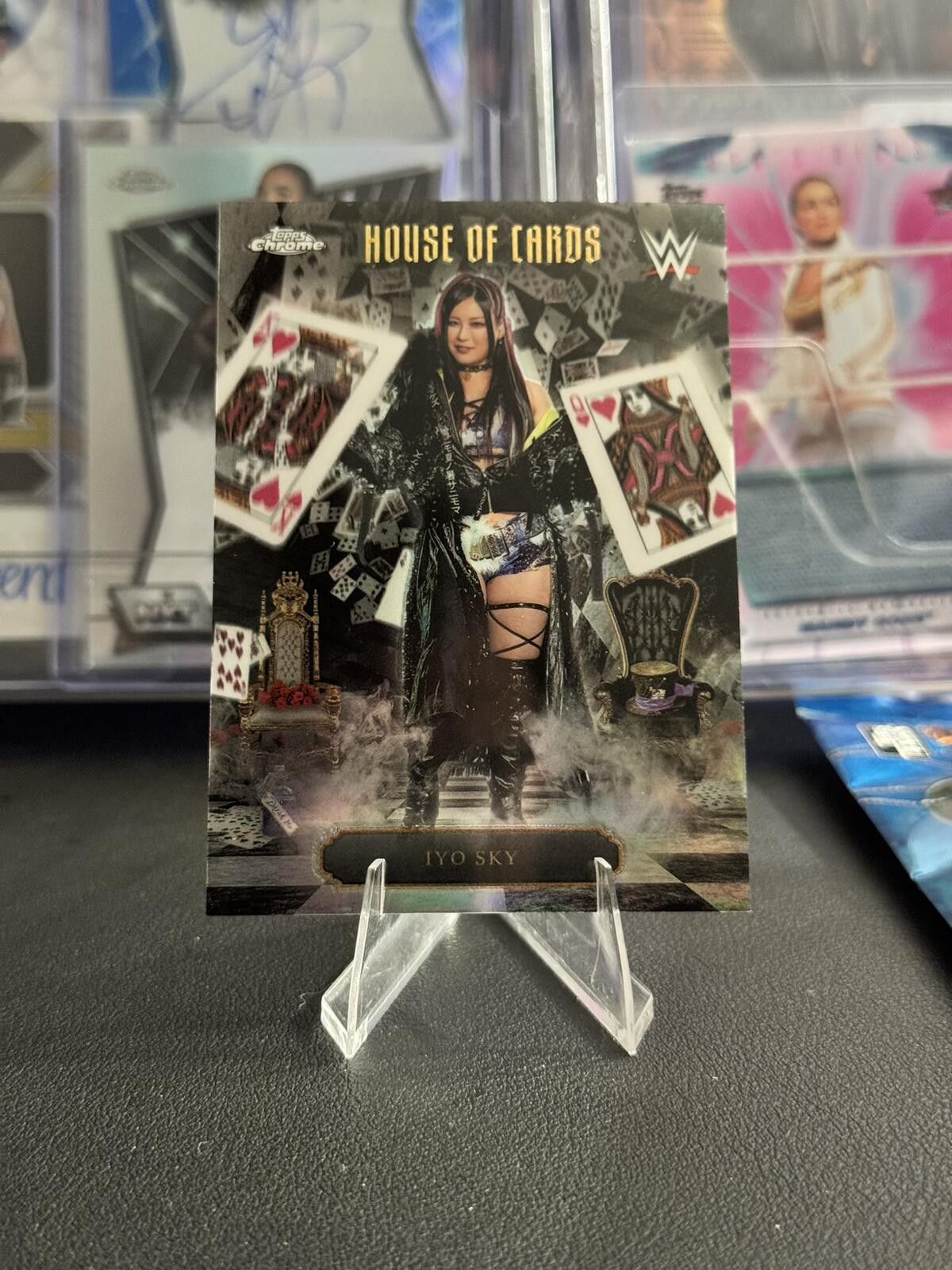Other 2026 WWE Topps Chrome House of Cards Iyo Sky Case Hit SP Size ONE SIZE - 2 Thumbnail