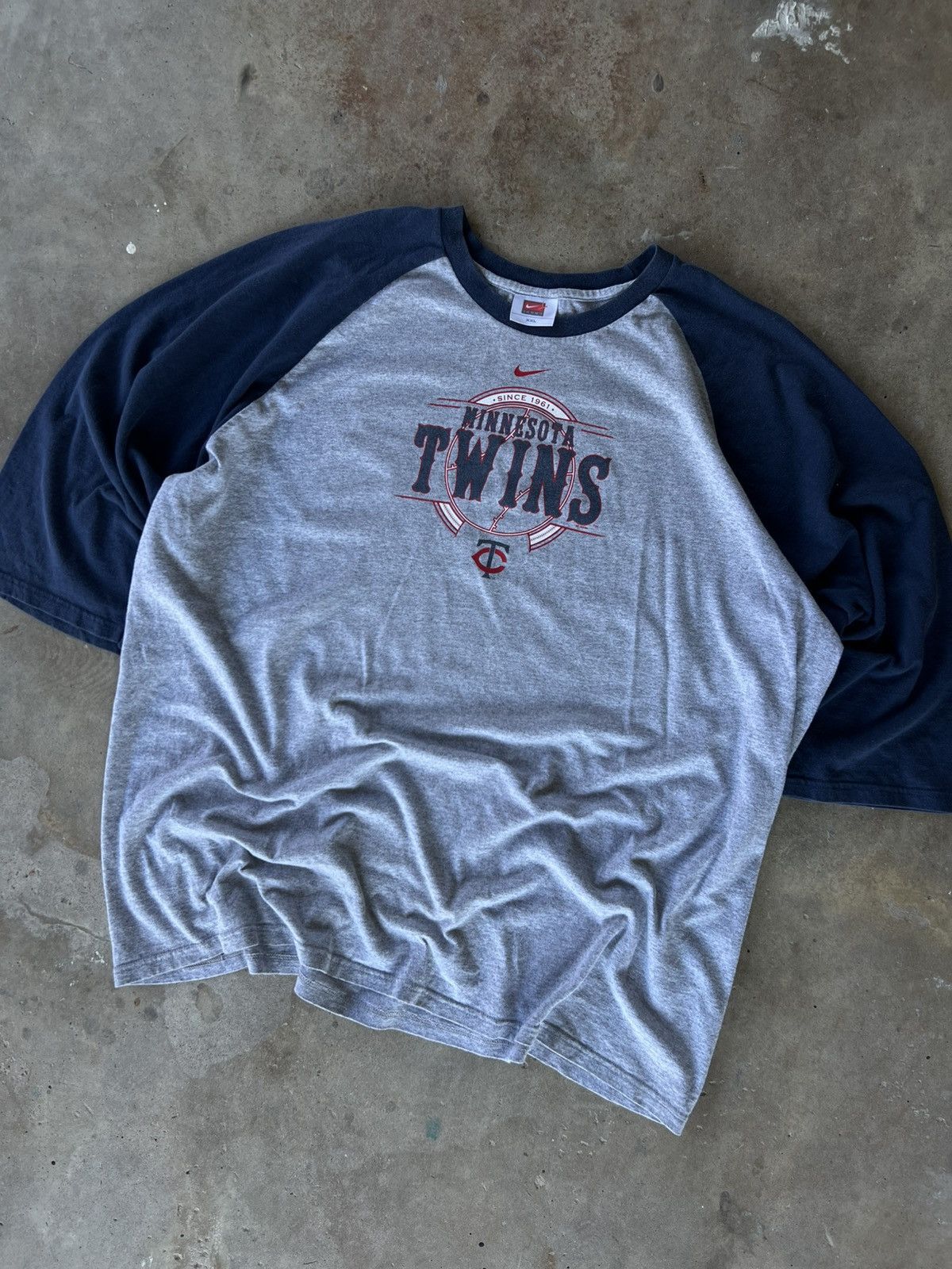 Nike Vintage 2000’s MLB Nike Minnesota Twins Baseball T Shirt Size US XXL / EU 58 / 5 - 1 Thumbnail