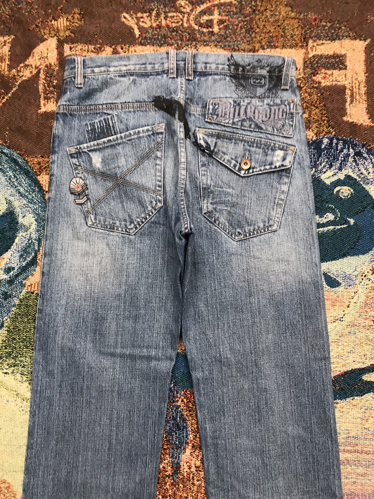 Billabong Vintage billabong baggy denim Size US 34 / EU 50 - 17 Thumbnail