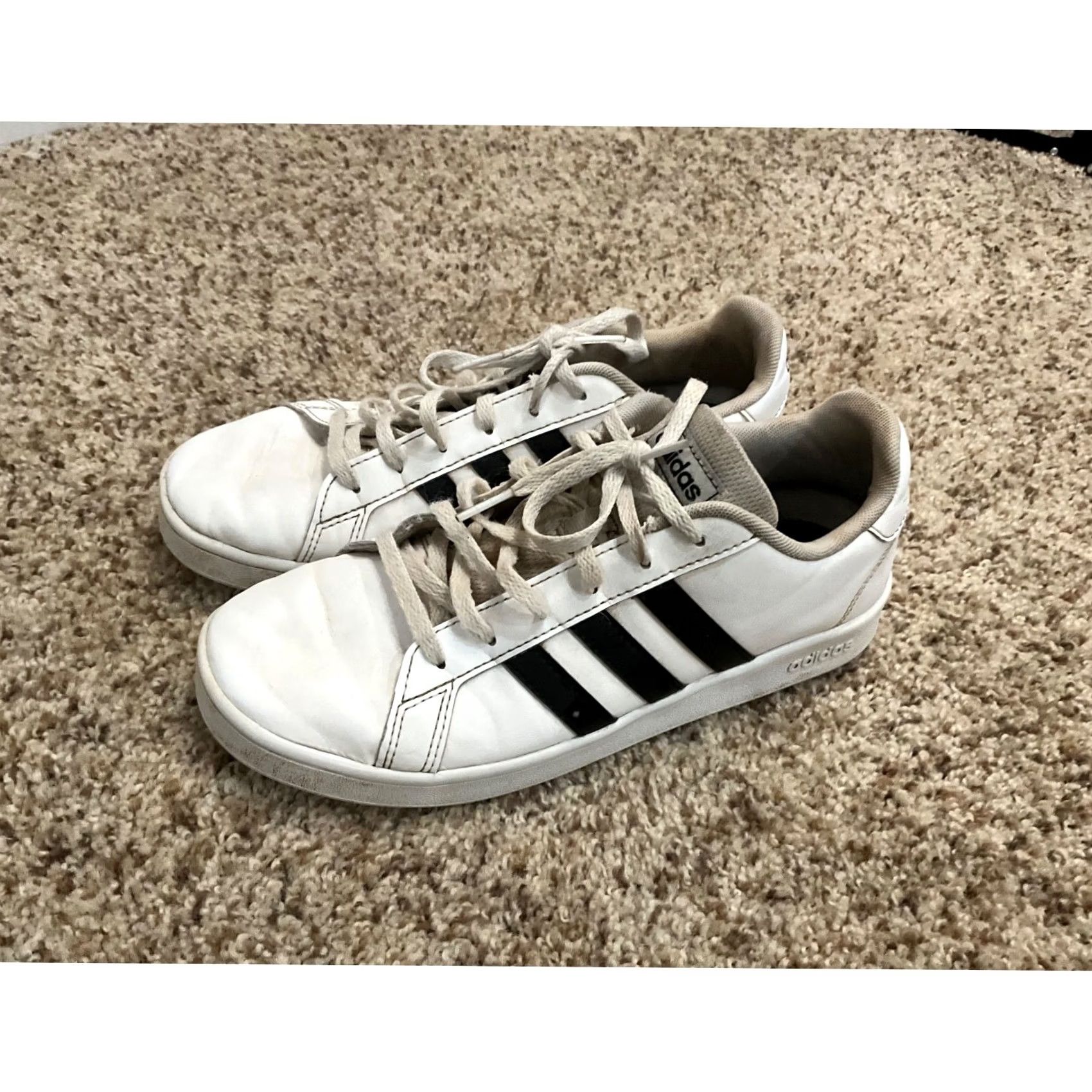 Adidas ADIDAS Cloudfoam Advantage Sneaker Women's Low Top Lace Up Black Size 5 Size US 5 / IT 35 - 3 Thumbnail