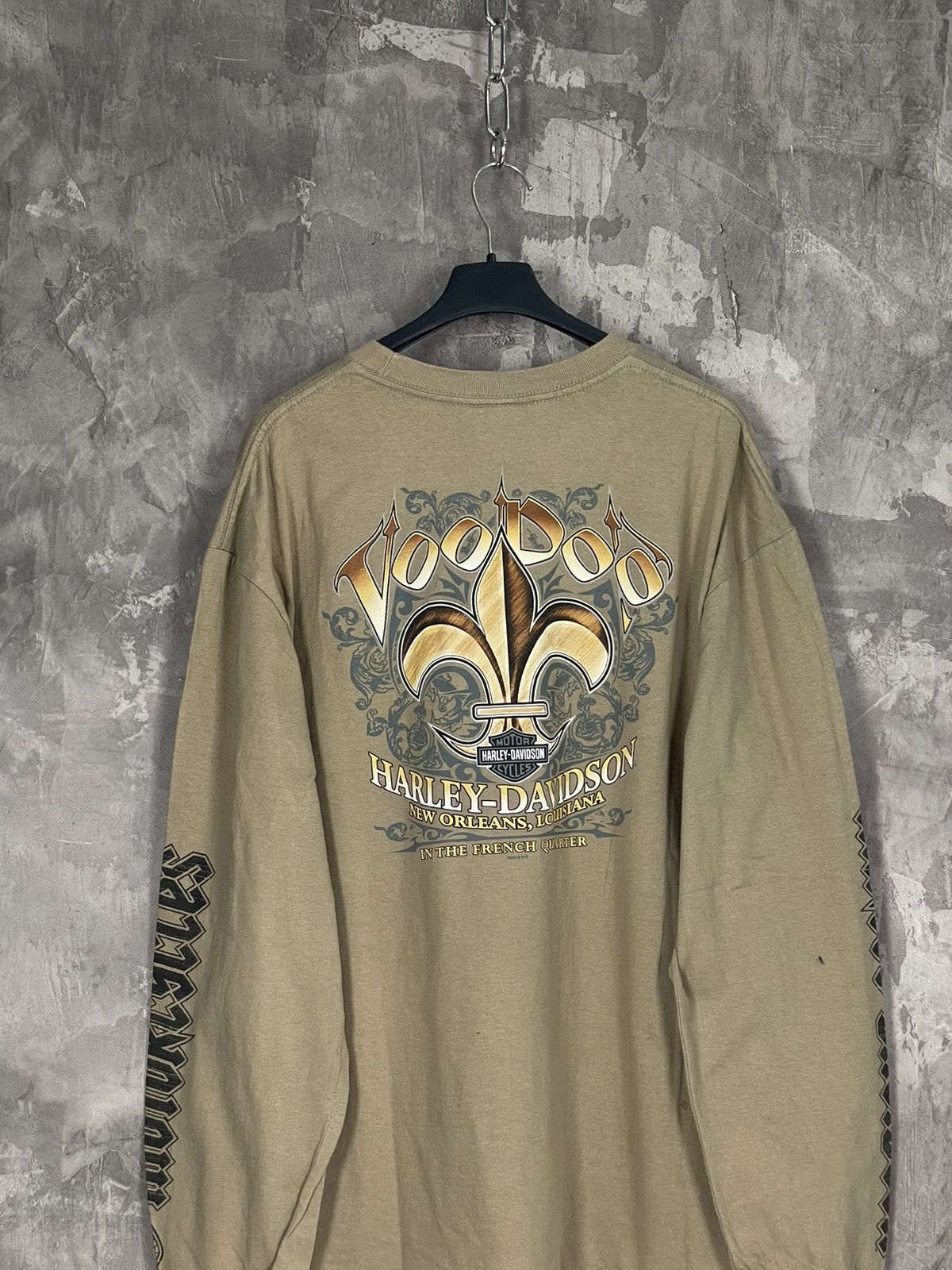Vintage Vintage Y2K Harley Davidson Punk Long Sleeve Shirt Grunge Size US XL / EU 56 / 4 - 9 Thumbnail