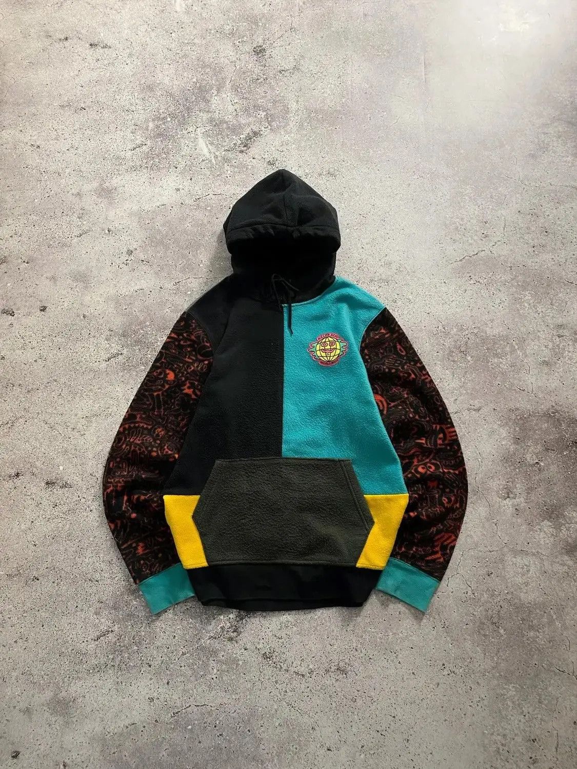 Japanese Brand KILLER ACID x THE BINDLE FLEECE HOODIE Size US S / EU 44-46 / 1 - 7 Thumbnail