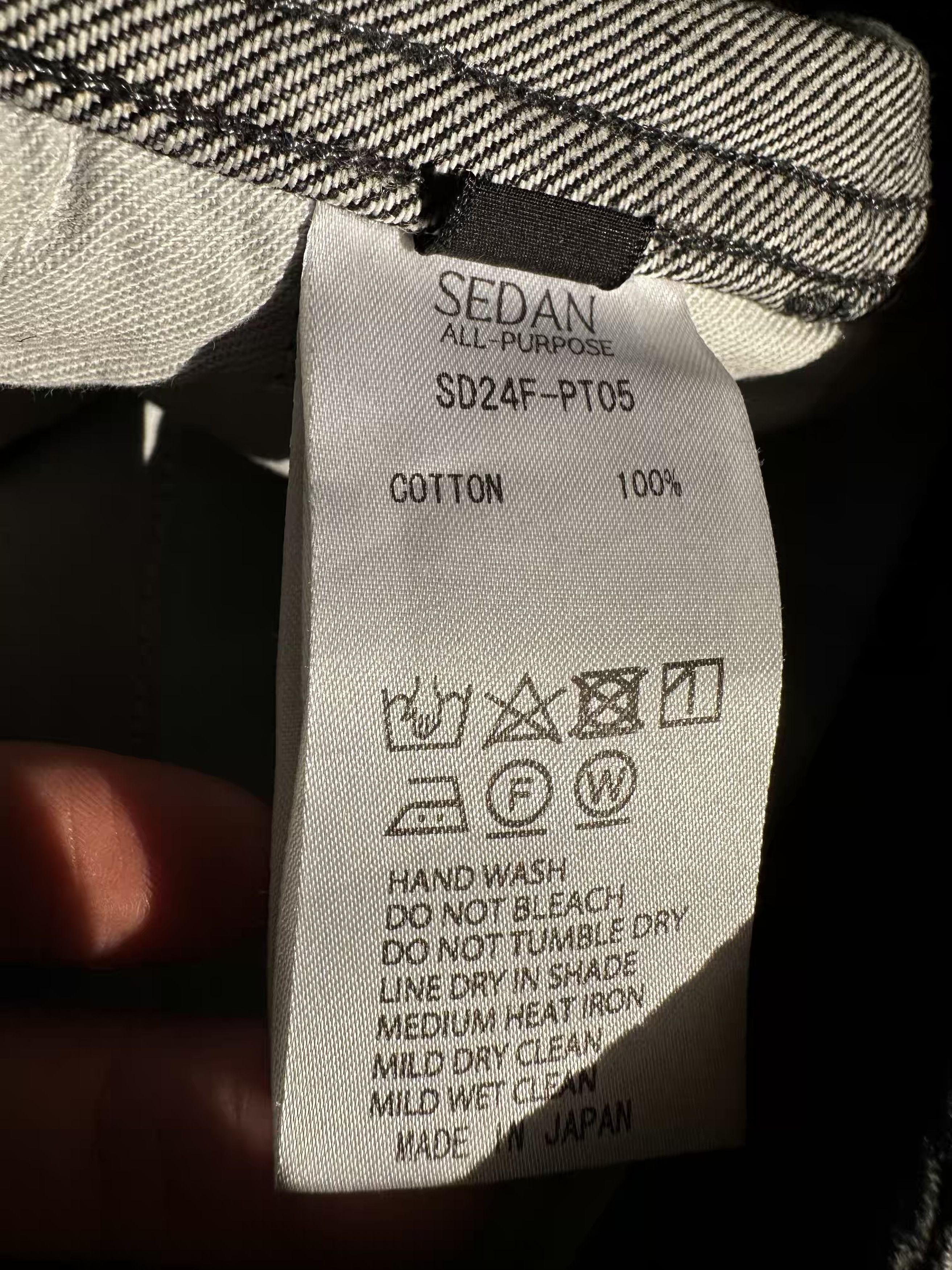 Japanese Brand Sedan All-Purpose Two Tone Wide Jeans Size US 34 / EU 50 - 7 Thumbnail