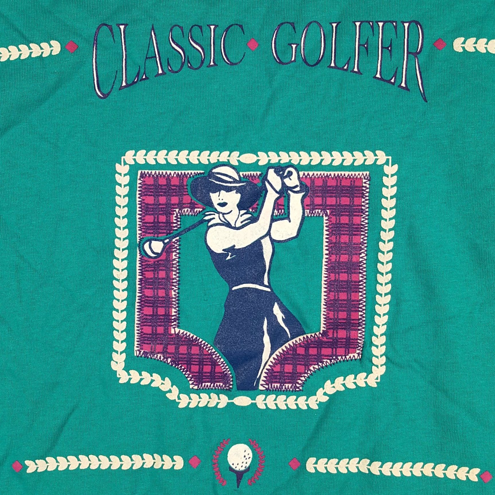 Vintage VINTAGE Blooming & Co T-Shirt Women’s M Preppy Collared Golf Tee Casual Blue/Teal 80s Retro 90s Golf USA Shirt Womens Size M / US 6-8 / IT 42-44 - 3 Thumbnail