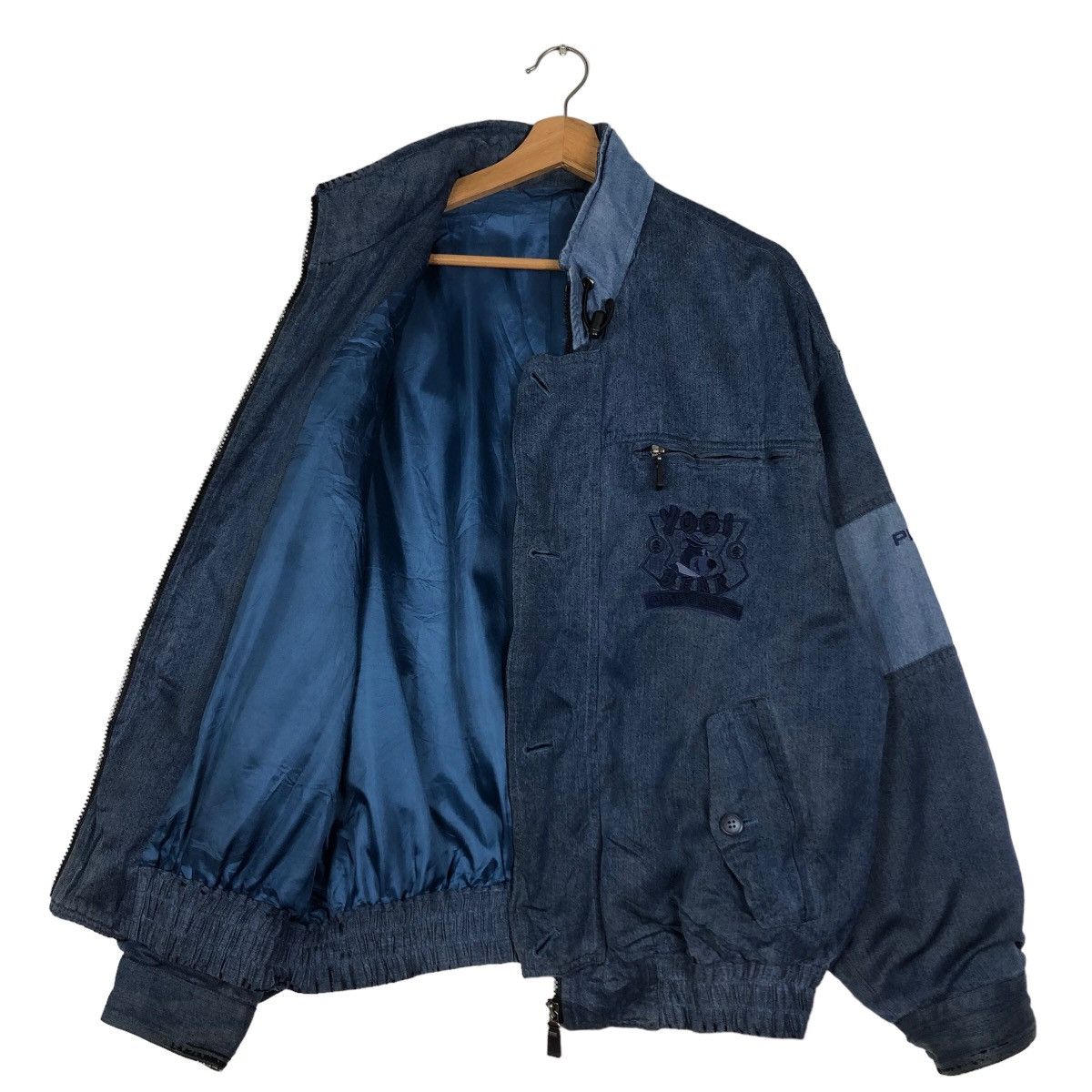 Japanese Brand 🔥Vintage Bomber Jacket Pia Sports Big Logo Issey Miyake Size US M / EU 48-50 / 2 - 11 Thumbnail