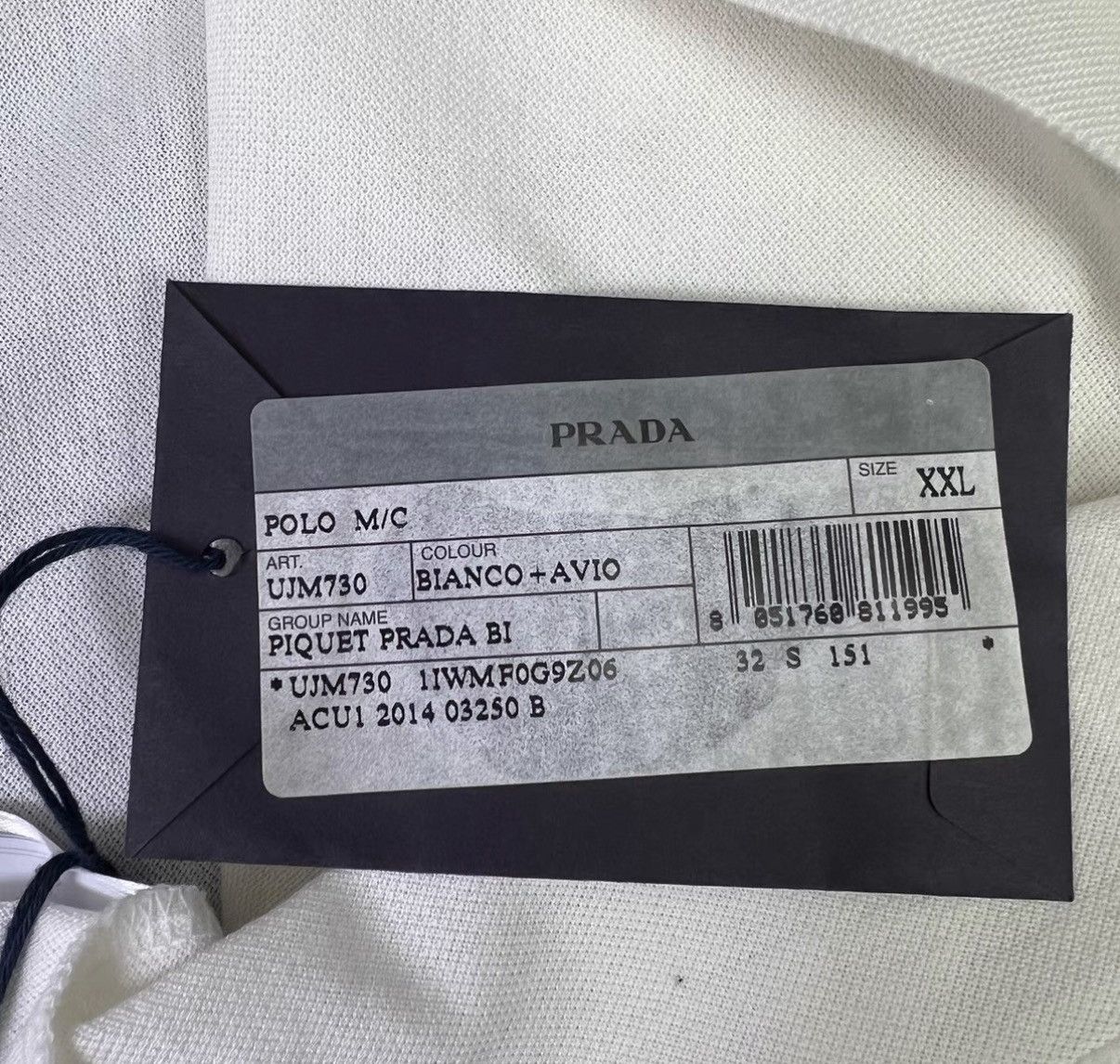 Prada Prada Lapel Triangle Logo Short Sleeve K12 Size US XXL / EU 58 / 5 - 6 Thumbnail