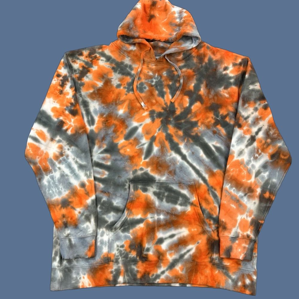Vintage Independant Trading Co Hoodie Mens 3XL Orange Pigment Dyed Midweight Pullover Size US XXL / EU 58 / 5 - 1 Thumbnail