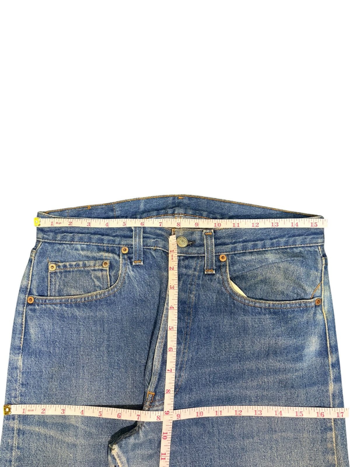Levi's Vintage 70s Levis 501 Blue Wash Jeans Size US 31 - 6 Thumbnail