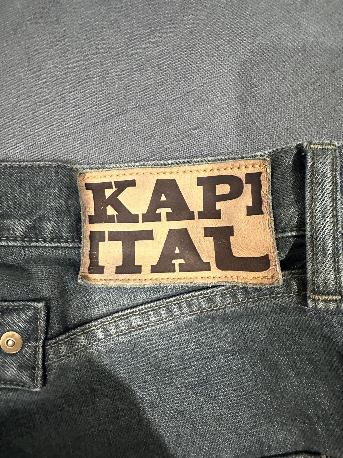 Kapital Kapital Slim-Fit Embroidered Denim Jeans Size US 34 / EU 50 - 5 Thumbnail
