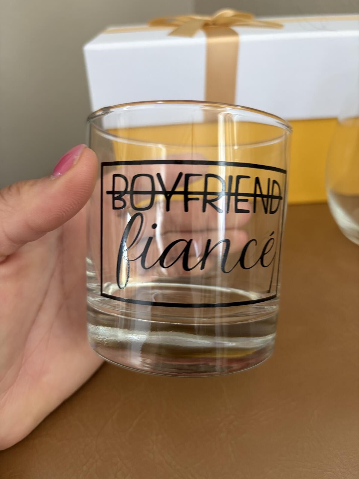 Other New fiancé glasses set of 2 Size ONE SIZE - 3 Thumbnail