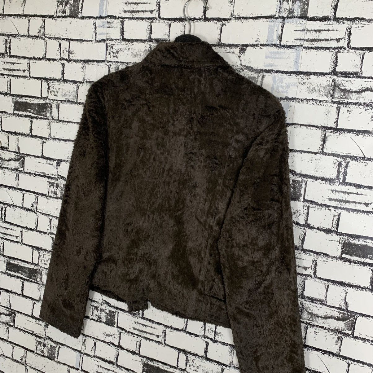 agnes b. Vintage Agnes B Furr Jacket Size XXS / US 00 / IT 34 - 8 Thumbnail