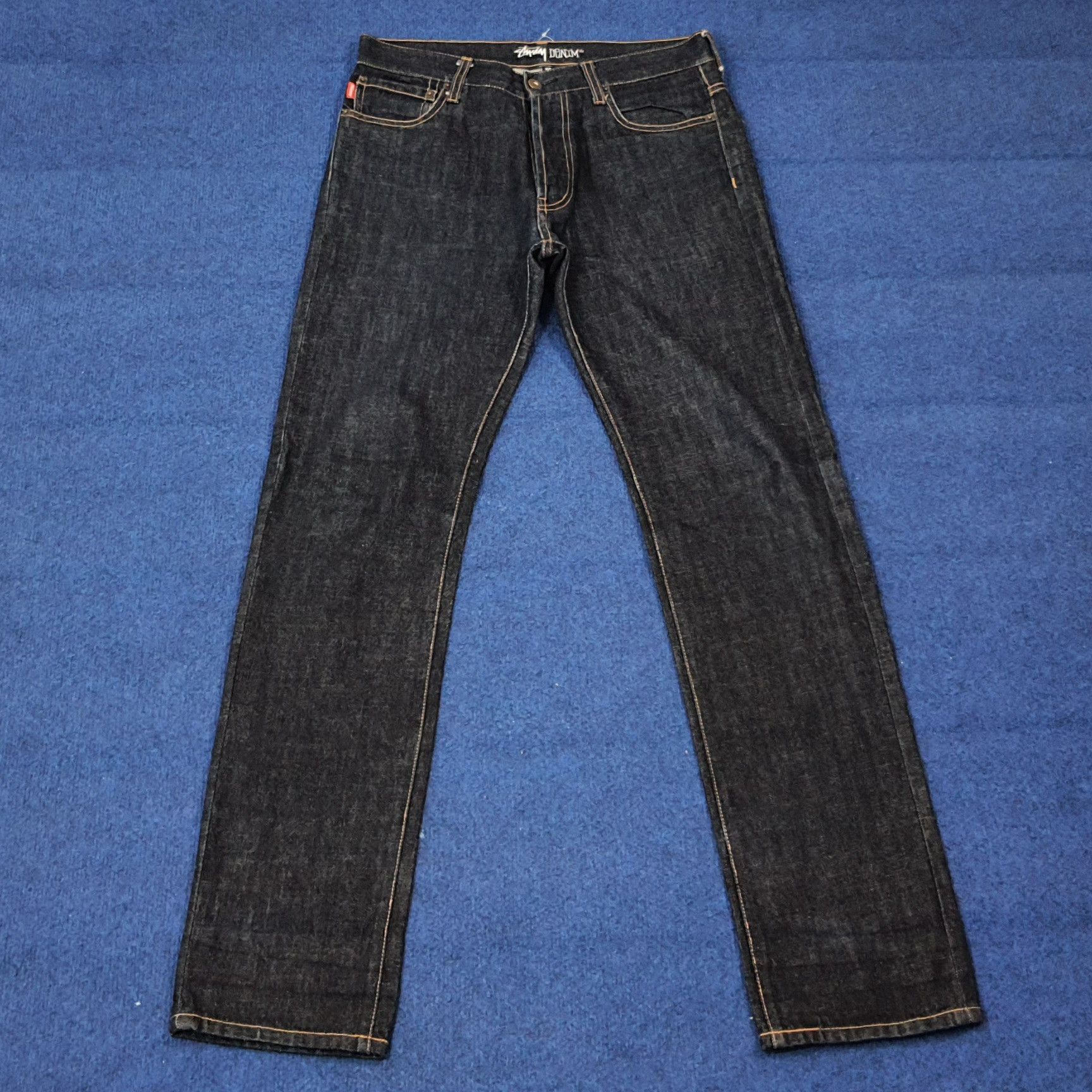 Stussy Vintage Stussy Rough Rugger Denim Custom Logo Jeans C272N25 Size US 30 / EU 46 - 5 Thumbnail