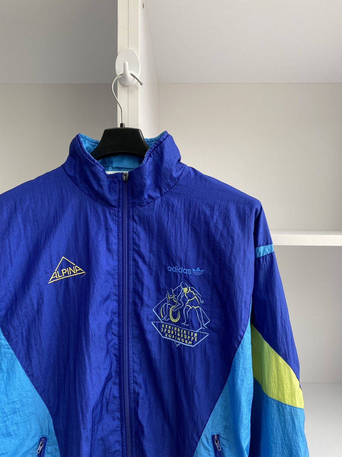 Adidas × Vintage Vintage 80's/90's Adidas ALPINA Full Tracksuit Blue Size US M / EU 48-50 / 2 - 4 Thumbnail