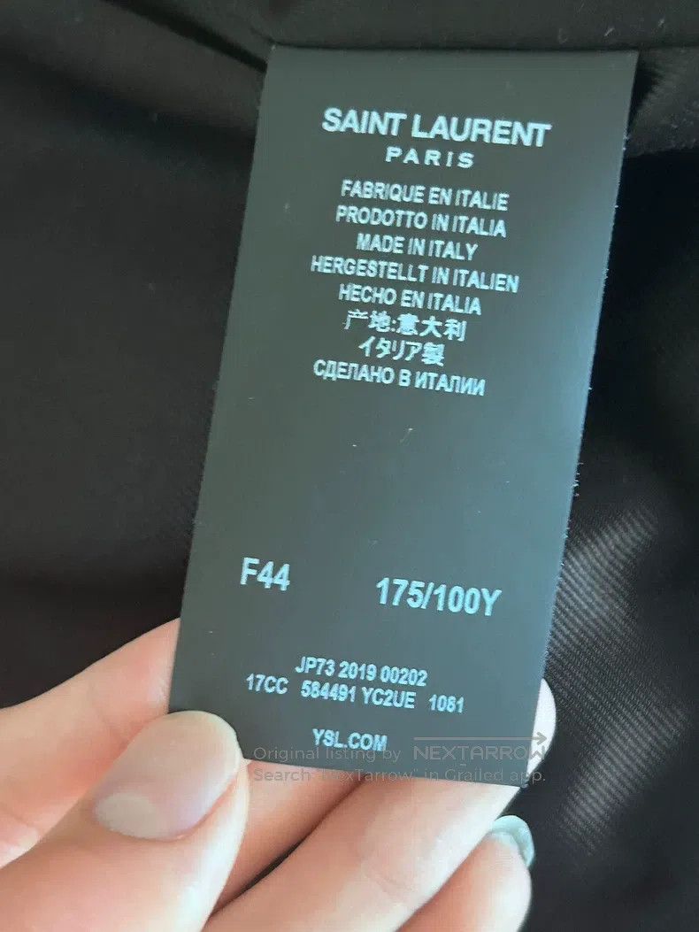 Saint Laurent Paris Saint Laurent Paris Classic Distressed Biker Jacket Size US S / EU 44-46 / 1 - 4 Thumbnail