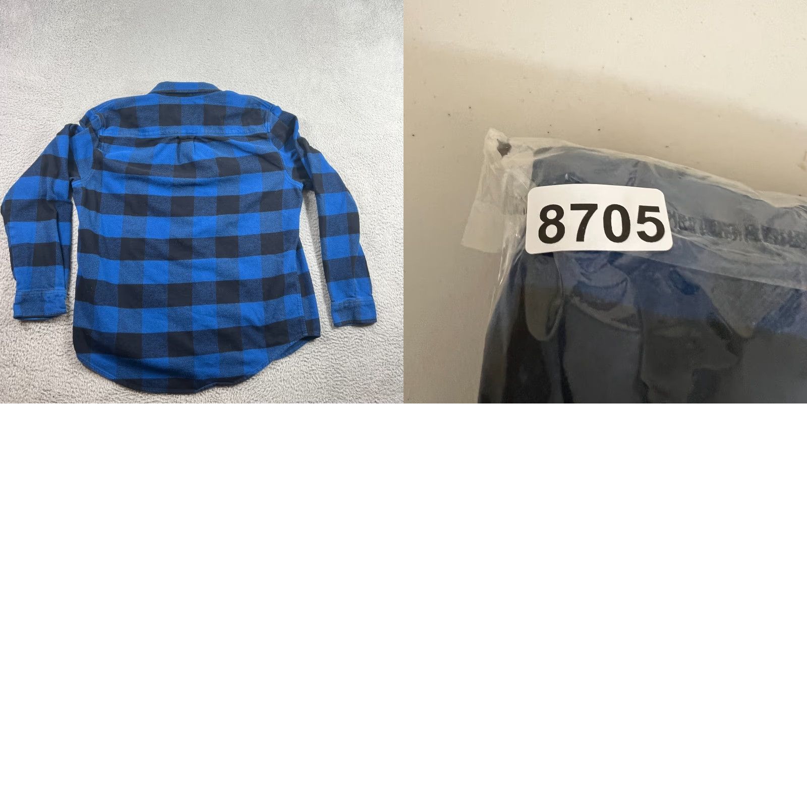 Lucky Brand Lucky Brand Shirt Mens XL Blue Plaid Flannel Classic Fit Stretch Pocket Button-Up Size US XL / EU 56 / 4 - 8 Thumbnail