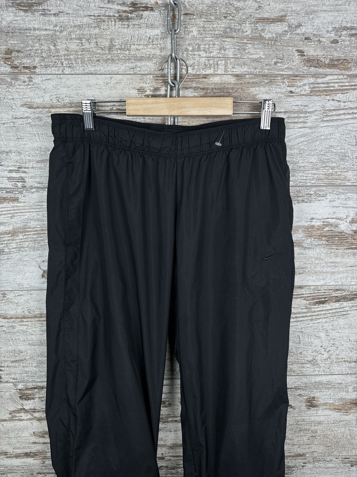 Nike Mens Vintage Nike swoosh drill pants y2k sweatpants nylon Size US 34 / EU 50 - 2 Thumbnail