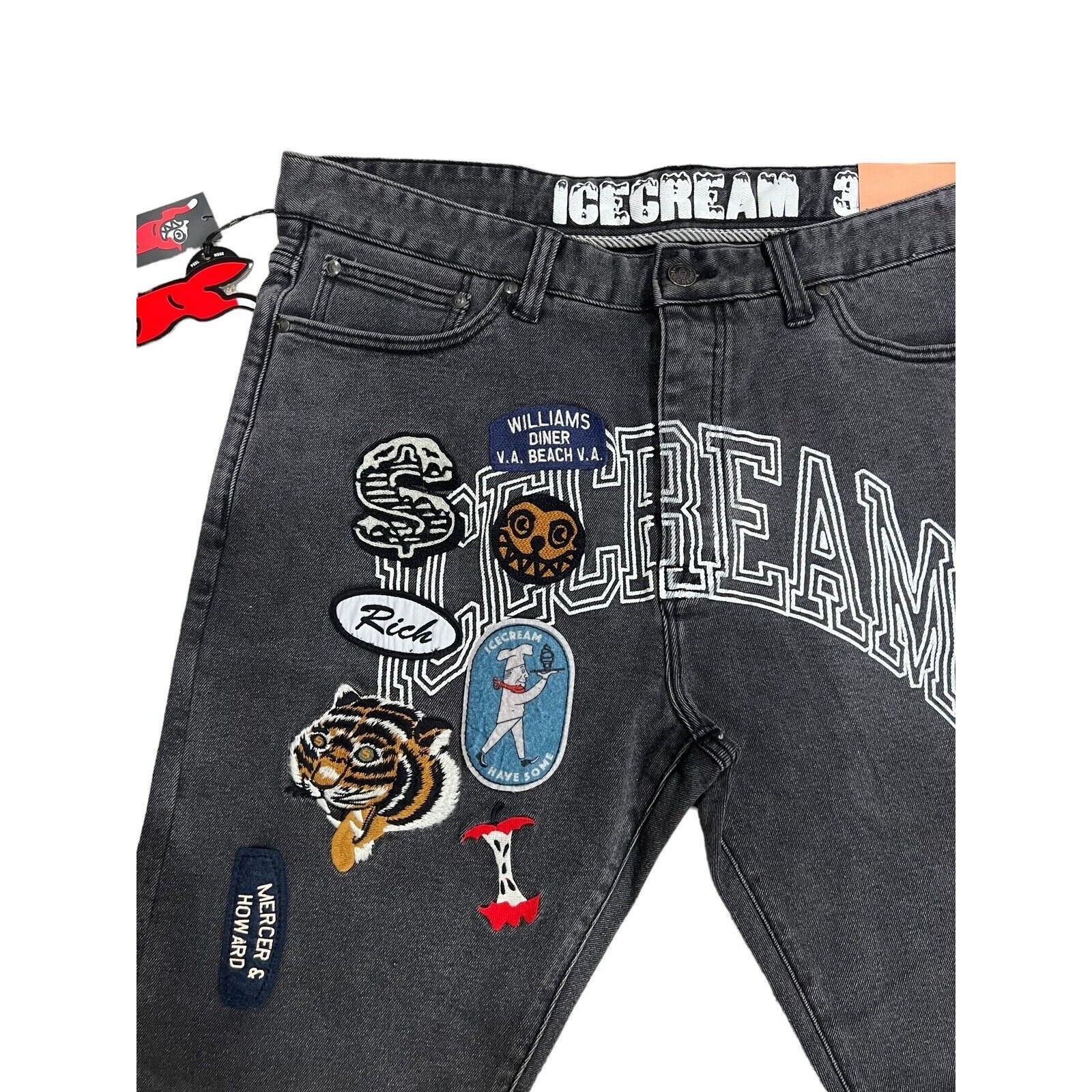 Icecream Icecream x Billionaire Boys Club Jeans Black Size 38/32 Size US 38 / EU 54 - 3 Thumbnail