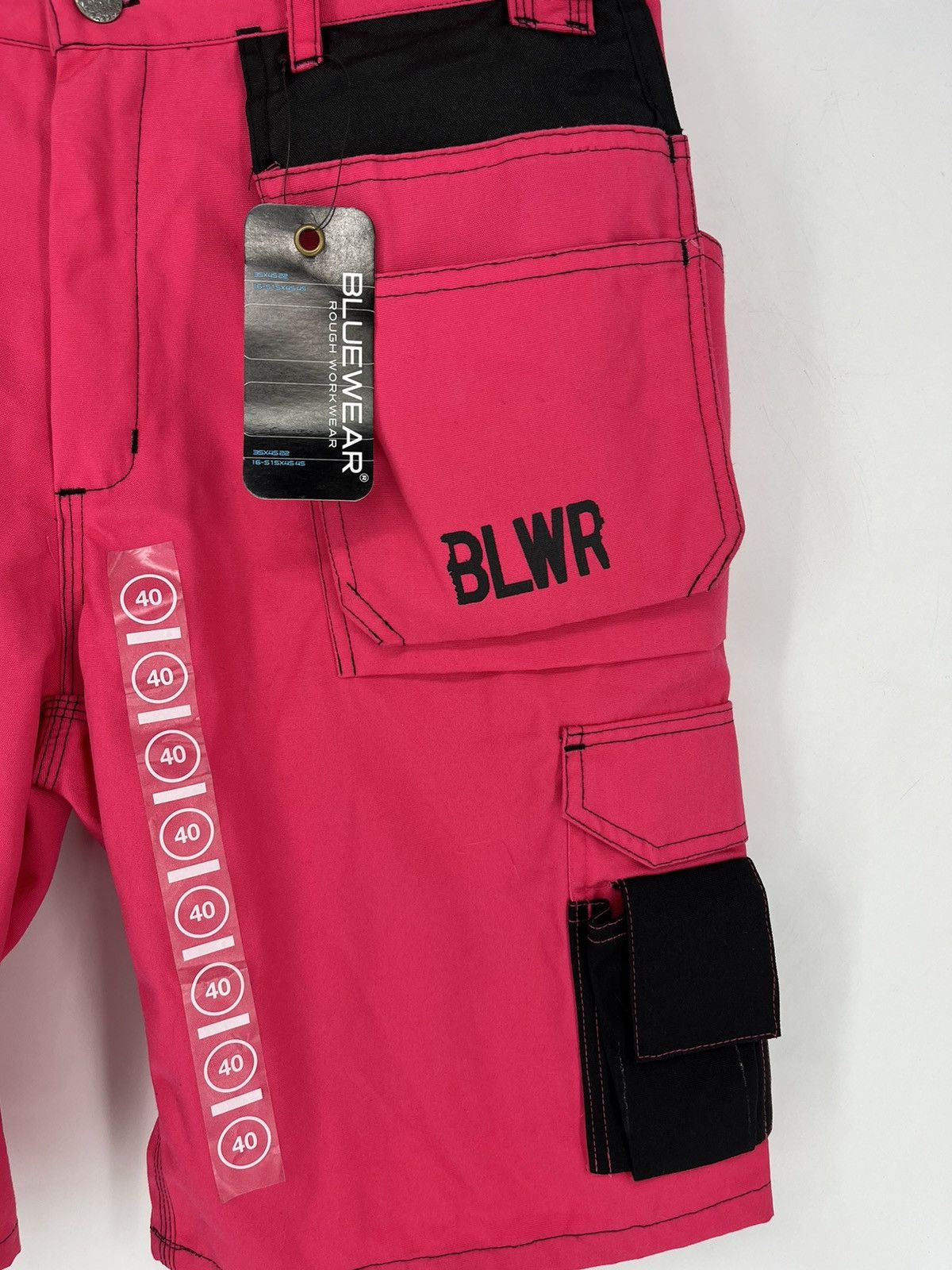 Global Work Bluewear Rough Workwear Holster Cargo Multi Pocket Shorts Size US 32 / EU 48 - 5 Thumbnail