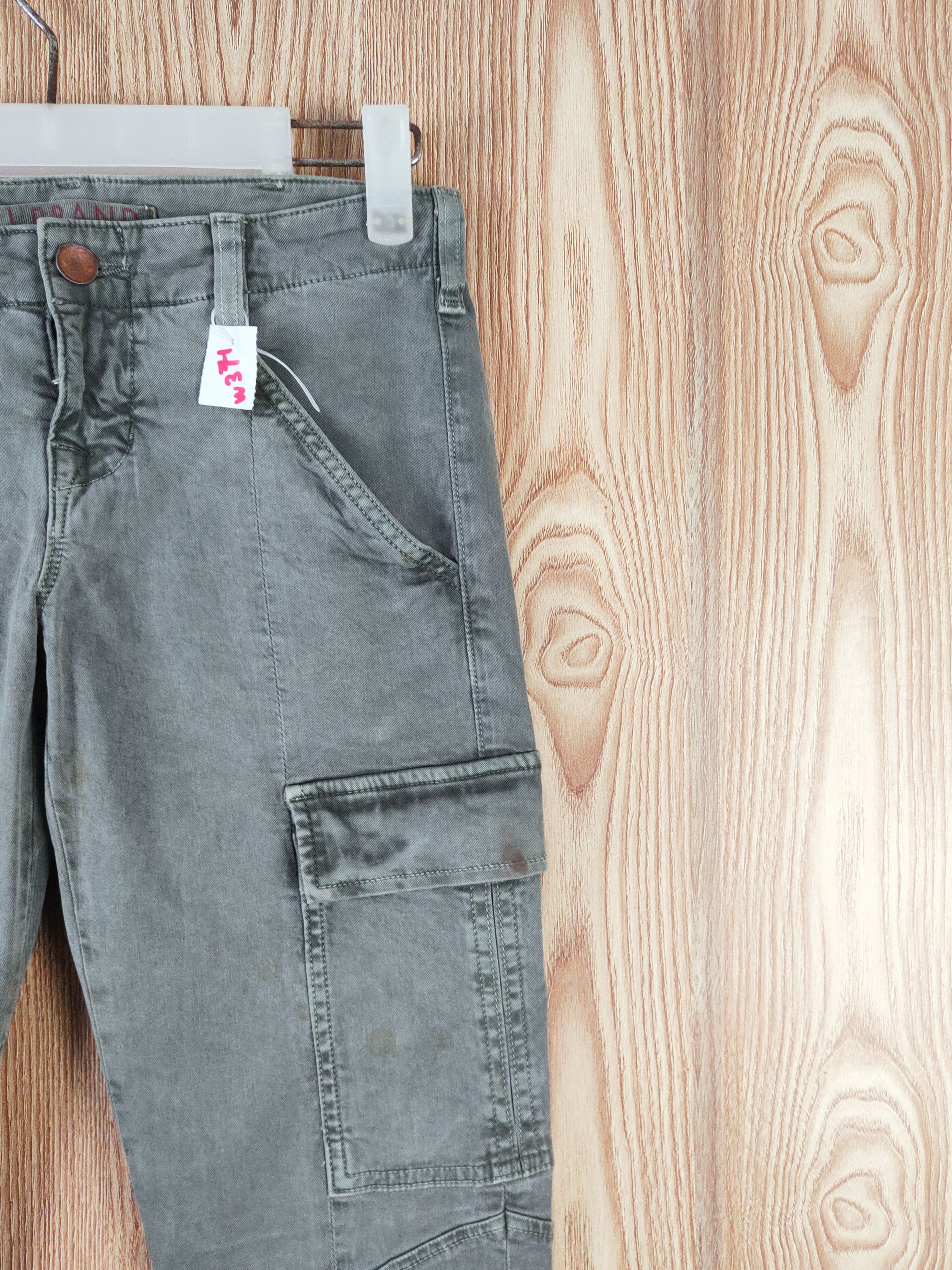 Japanese Brand J Brand Green Multipocket Tactical Cargo Pants #W371 Size 25" / US 0 / IT 36 - 5 Thumbnail
