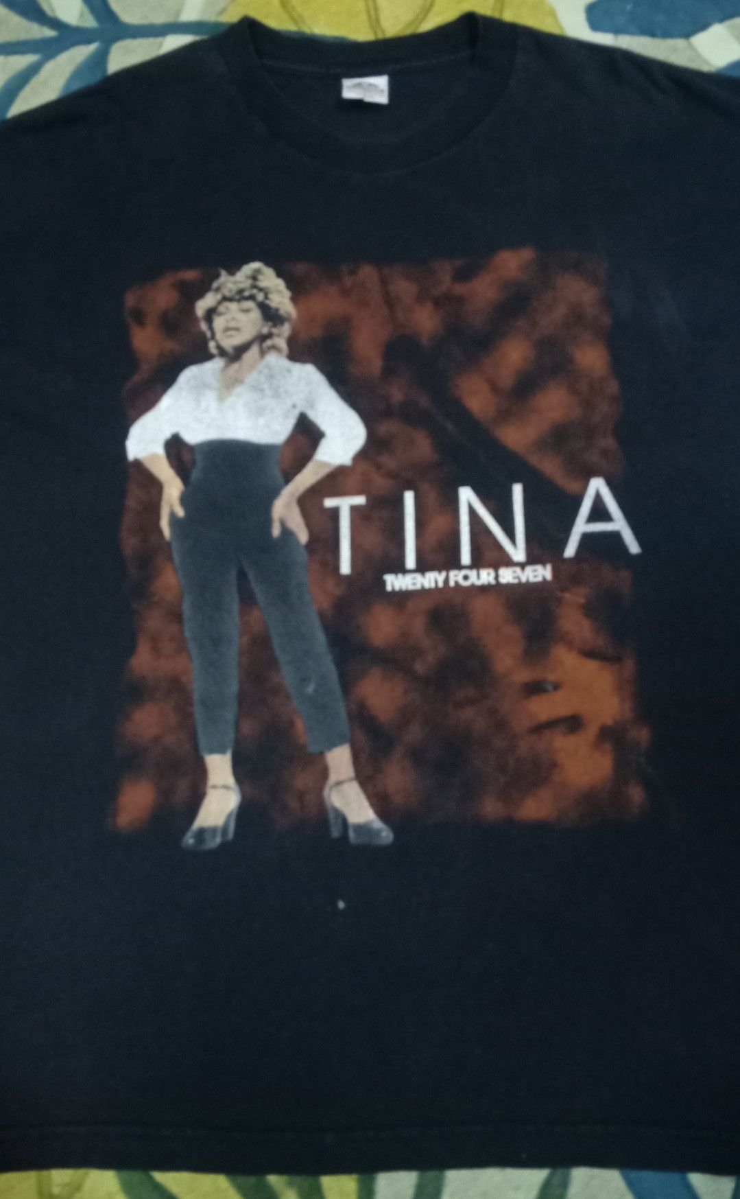 Band Tees Vintage Tina Turner Twenty Four Seven Tour T-shirt Size US XL / EU 56 / 4 - 4 Thumbnail