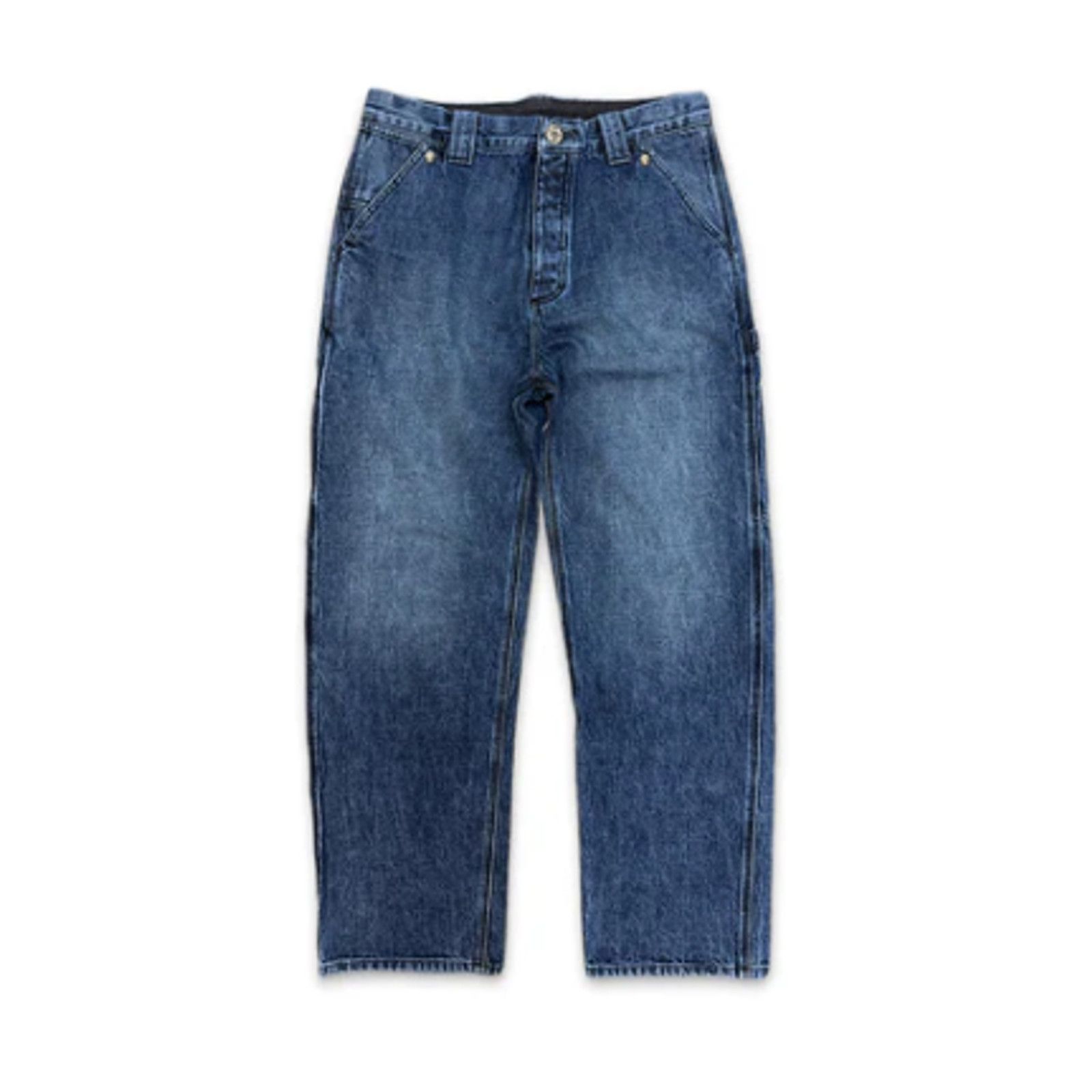 Chrome Hearts Chrome Hearts "Indigo Blue" Carpenter Jeans Size US 27 - 1 Thumbnail