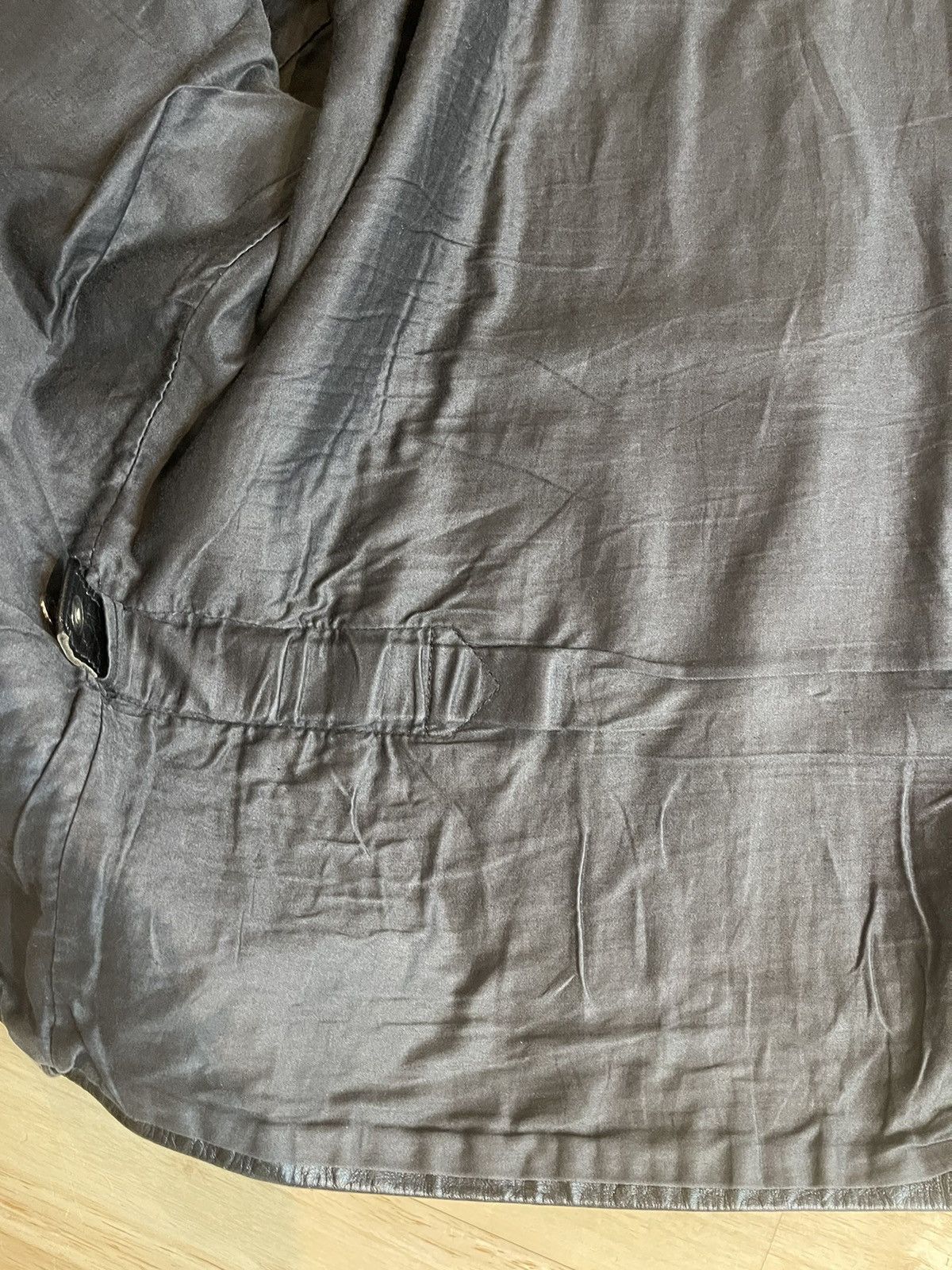 Other Rare Vintage 1970's Italien Military Leather Tank Jacket (L) Size US L / EU 52-54 / 3 - 11 Thumbnail