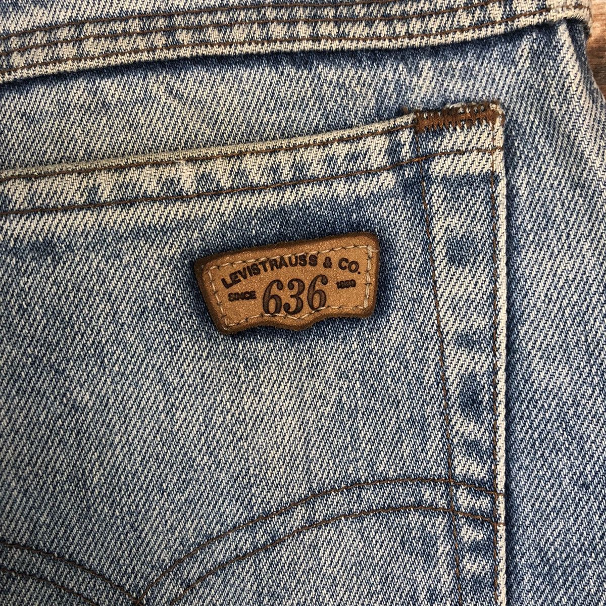 Levi's DLL Levis 636 Vintage faded Blue Denim Pants #C008 Size US 33 - 19 Thumbnail