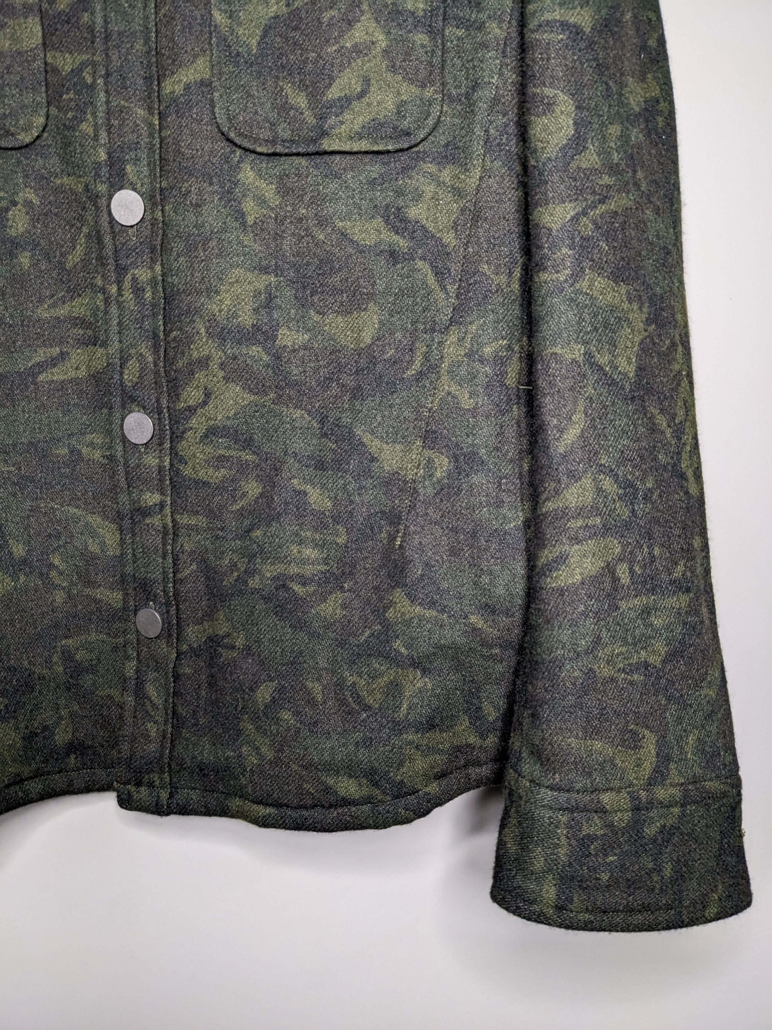 junhashimoto Jun Hashimoto Camo Wool Overshirt XL Jacket Military Shacket Size US XL / EU 56 / 4 - 2 Thumbnail
