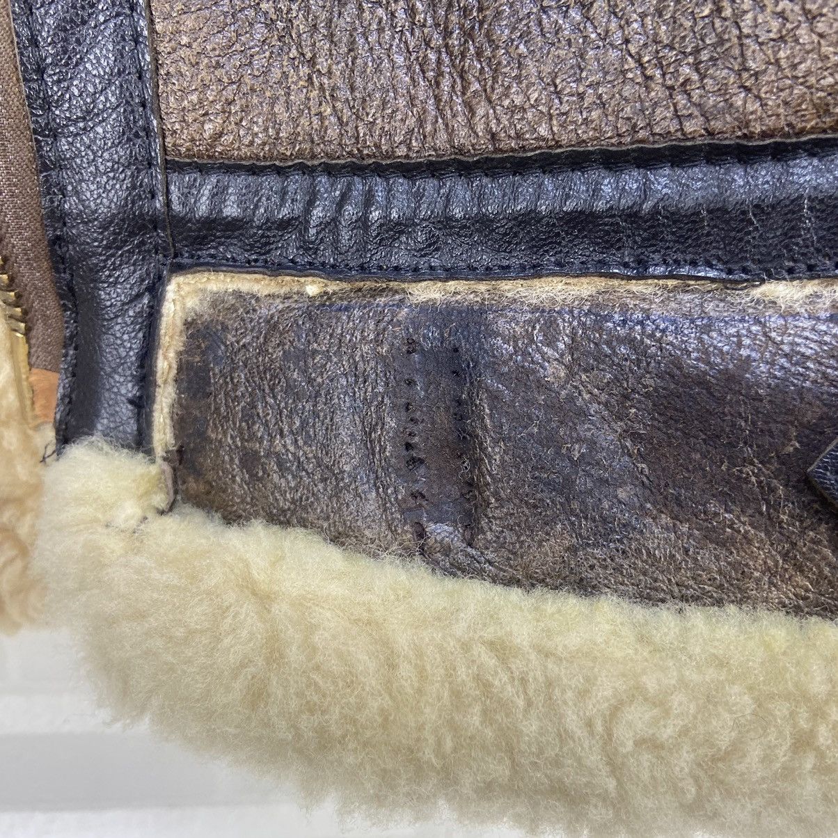 Golden Bear Vintage Golden Bear B 3 Military Sherling Sheepskin Coat Size US S / EU 44-46 / 1 - 14 Thumbnail