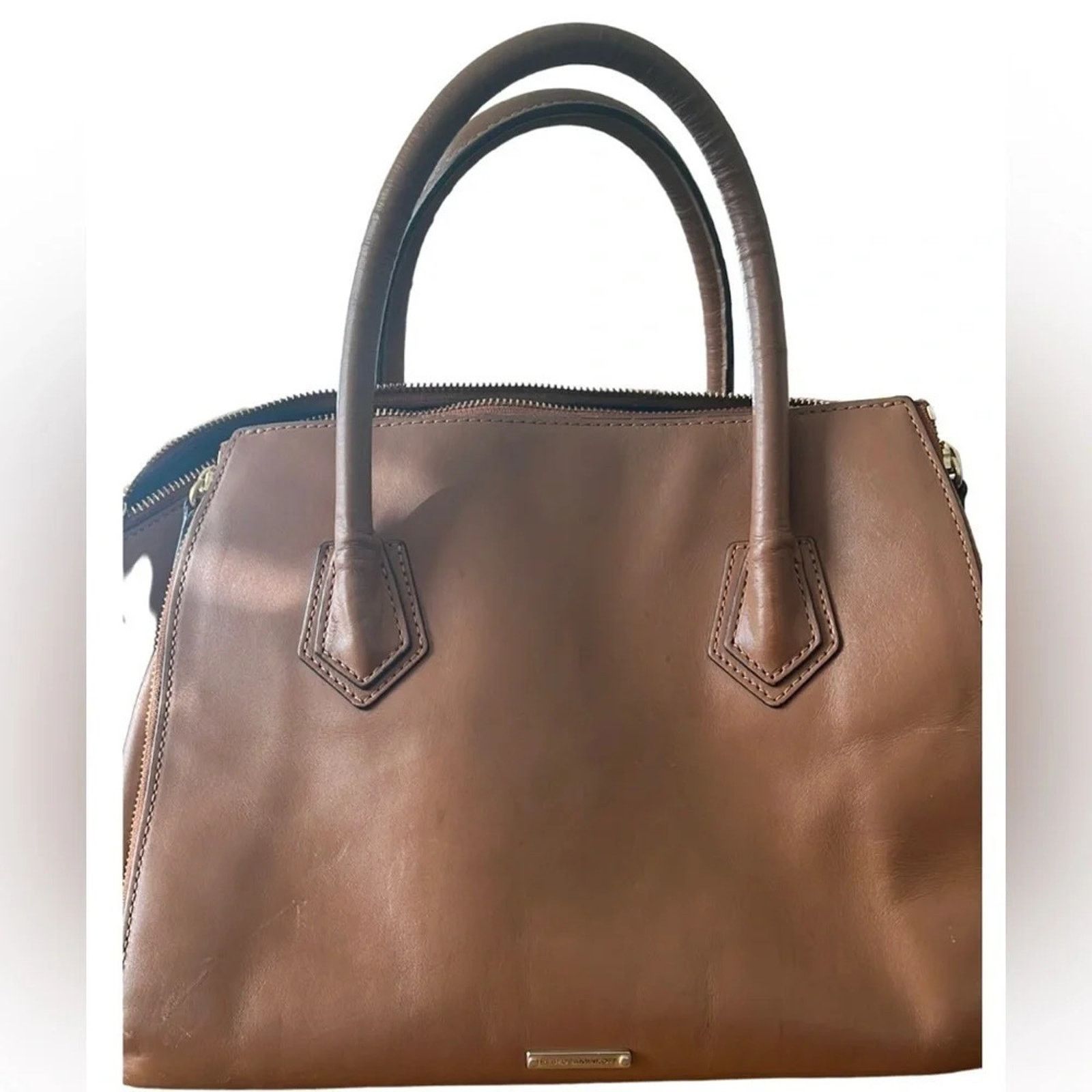 Rebecca Minkoff Rebecca Minkoff Perry Satchel in Butter Rum Size ONE SIZE - 1 Thumbnail