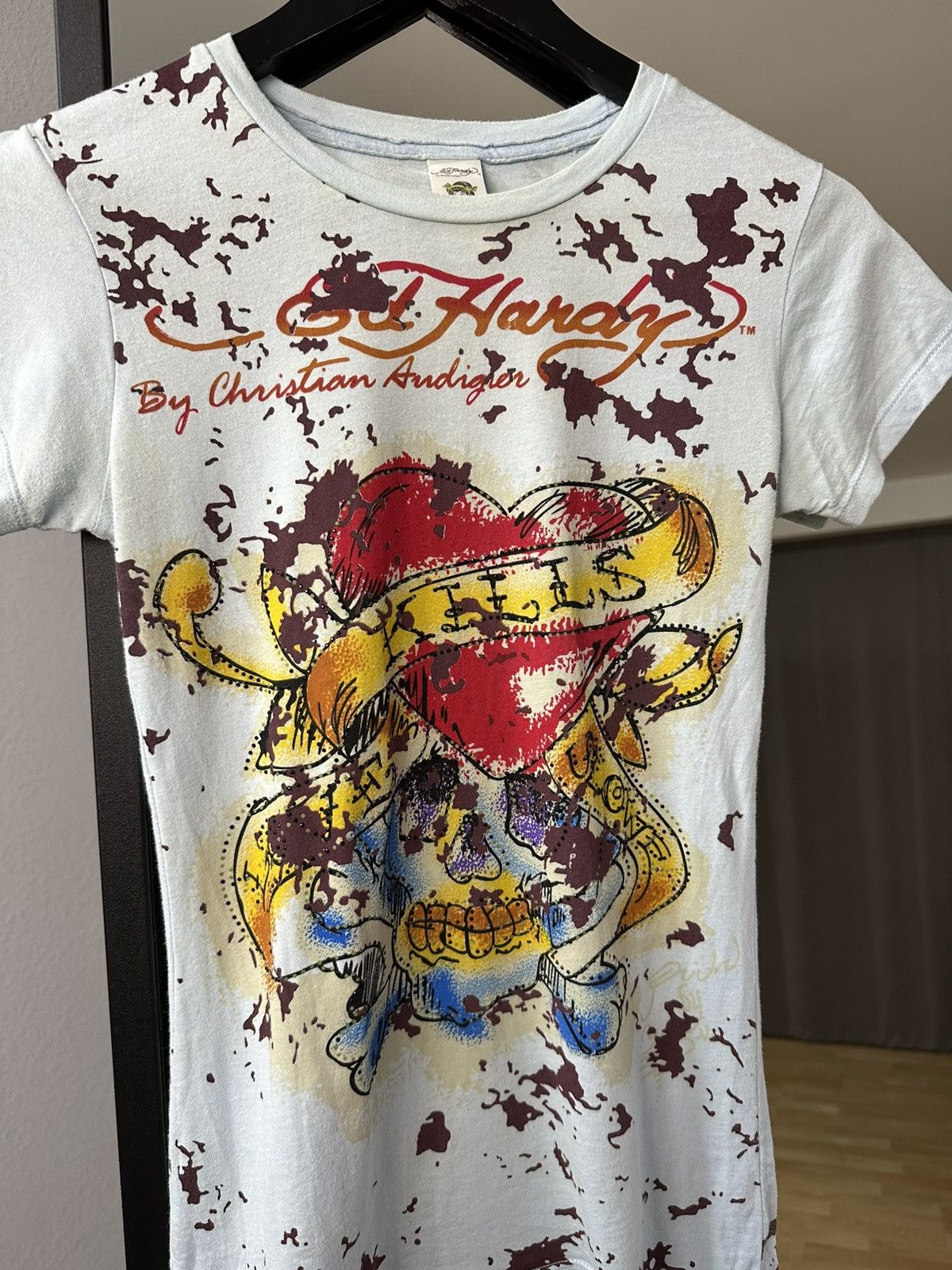 Ed Hardy Vintage Ed Hardy by Christian Audigier T-Shirt Big Logo Size M / US 6-8 / IT 42-44 - 2 Thumbnail