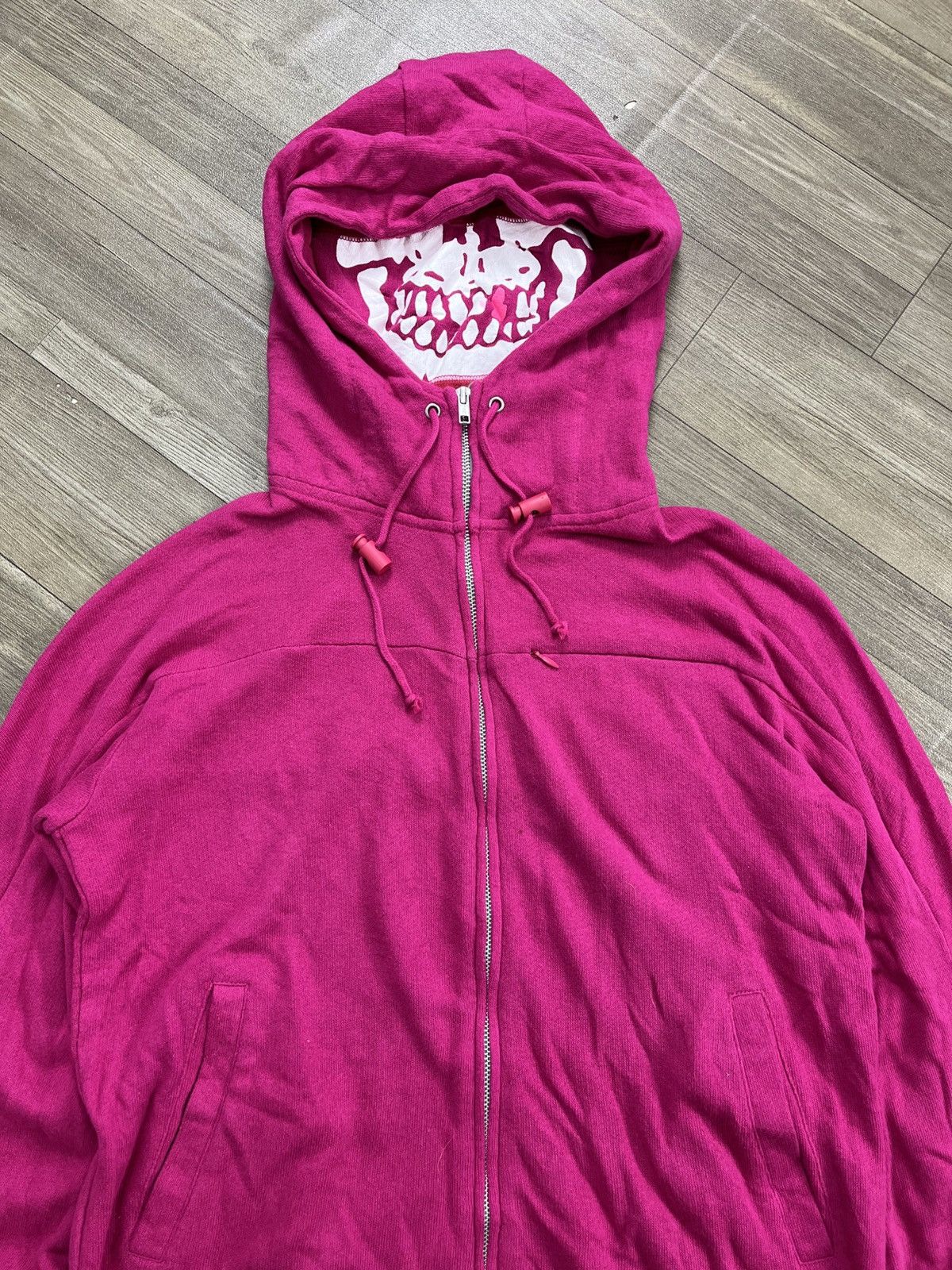 PPFM PPFM Skull Face Mask Ninja Magenta Lgb Style Zip Hoodie🥷 Size US M / EU 48-50 / 2 - 3 Thumbnail