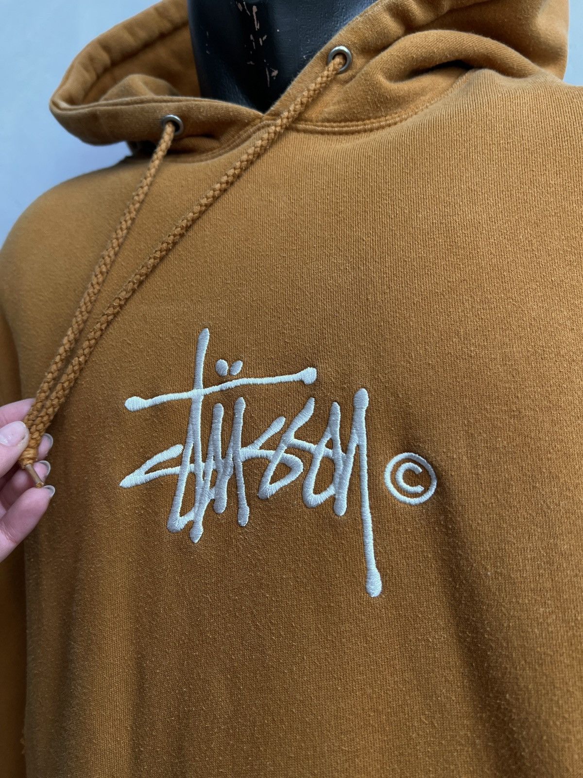 Stussy Stussy oversized skater sk8 Orange Baggy Hoodie Logo Size US L / EU 52-54 / 3 - 3 Thumbnail