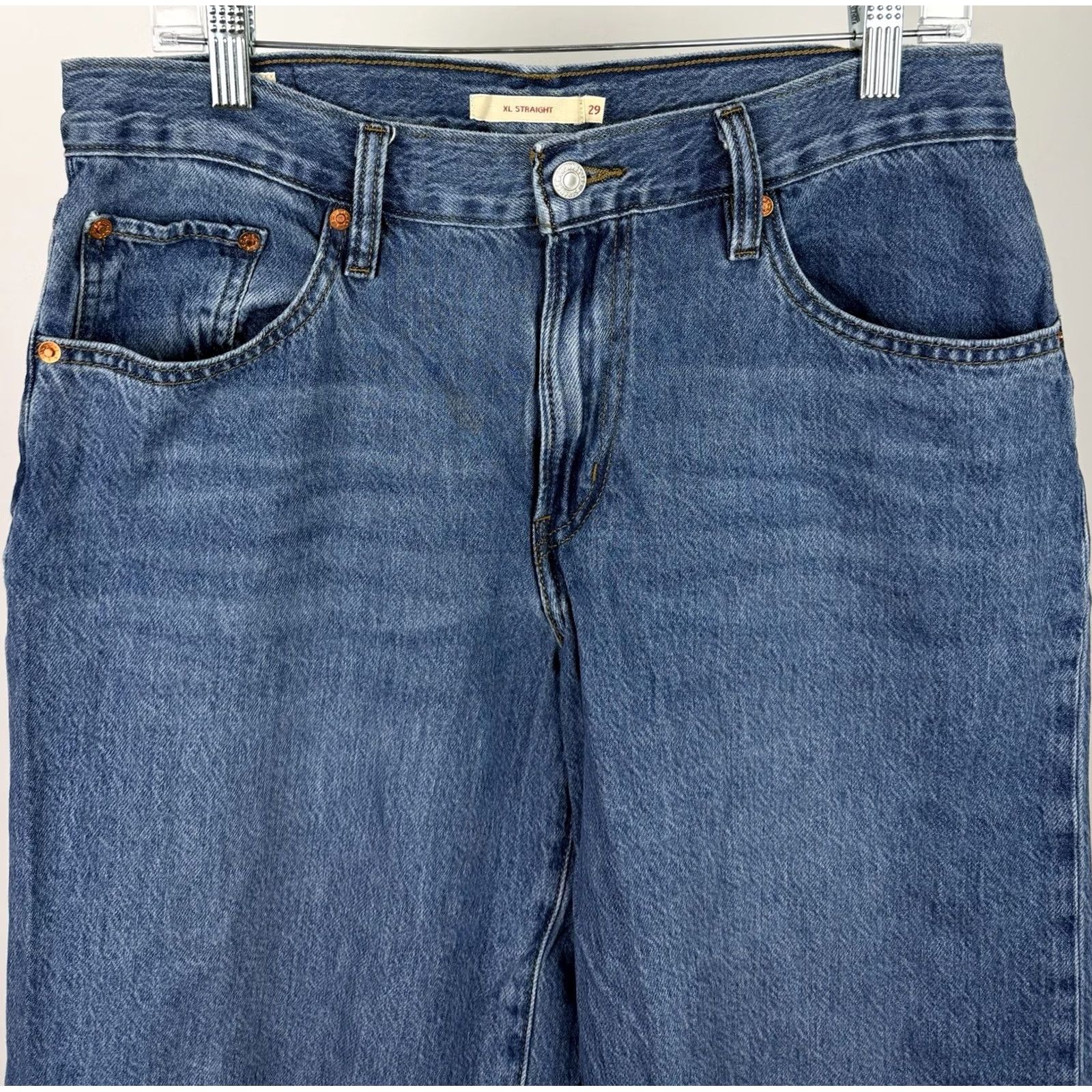 Levi's VINTAGE Levi's Womens Jeans Wide-Leg 29 29x31 XL Baggy Straight Leg 90s Grunge Hip Hop Retro Womens Size 29" - 3 Thumbnail
