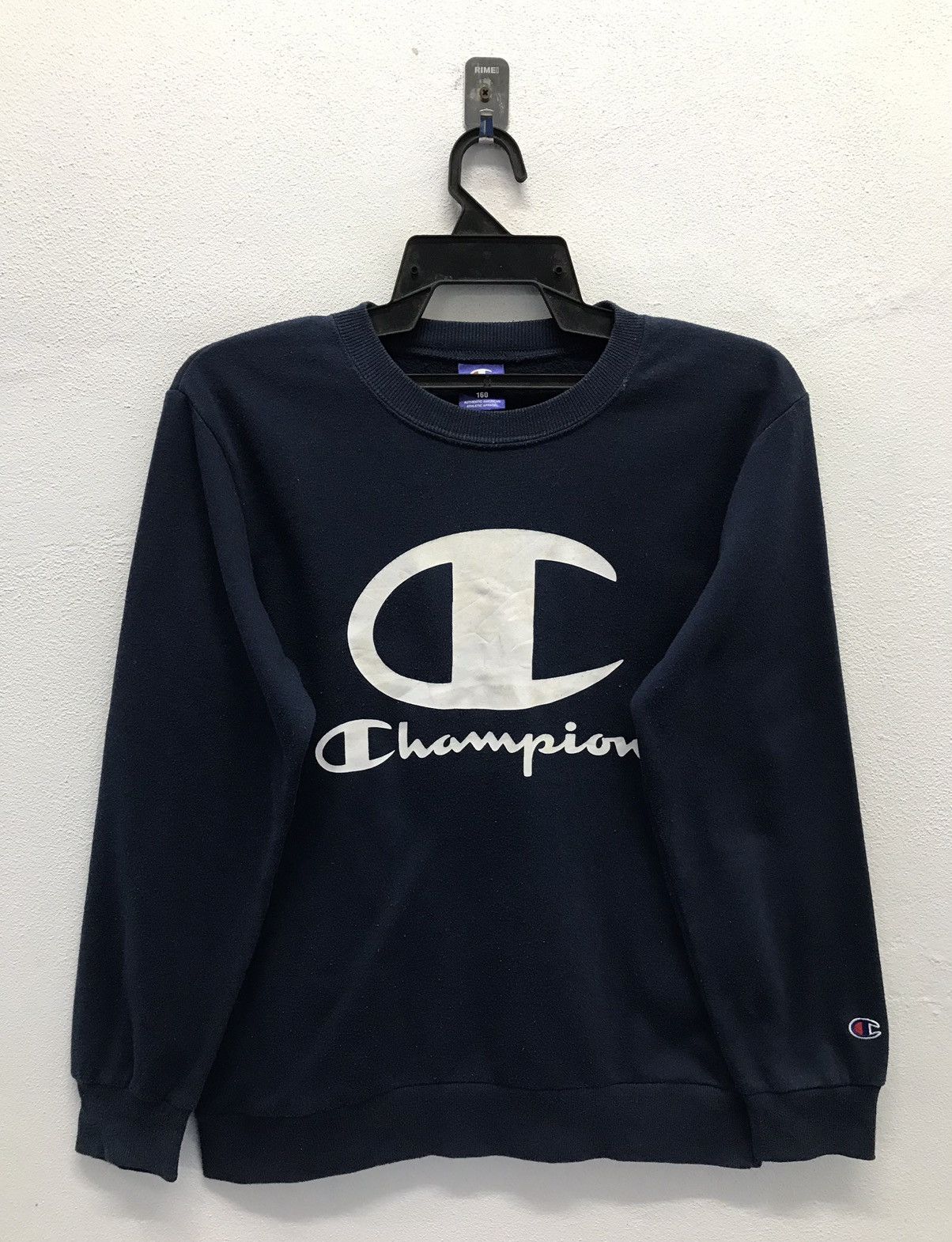 Champion × Vintage Vintage Champion Big Logo Sweatshirt Size US S / EU 44-46 / 1 - 1 Thumbnail