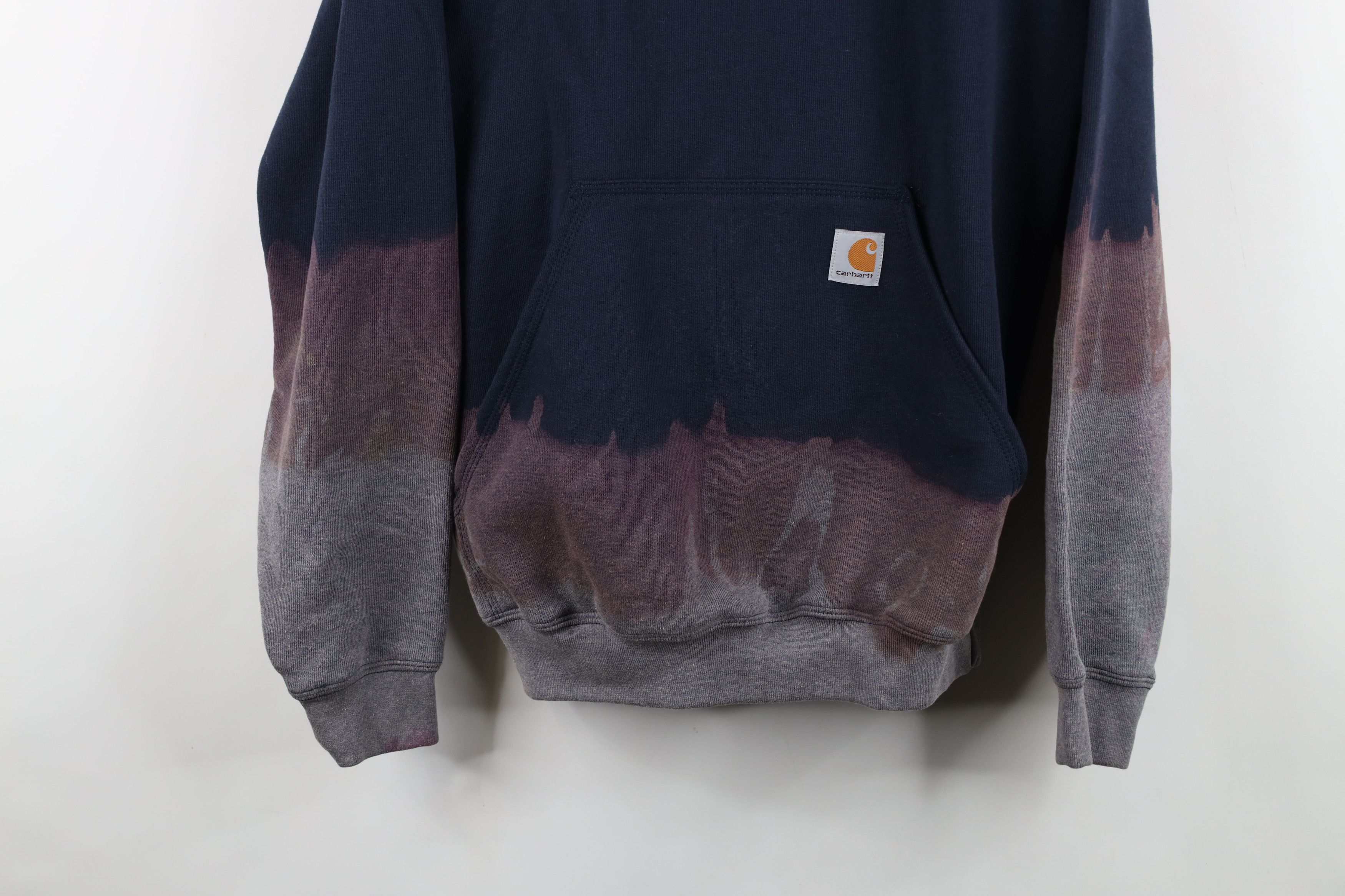 Carhartt Carhartt Custom Fire Flames Acid Wash Hoodie Sweatshirt Size US S / EU 44-46 / 1 - 3 Thumbnail