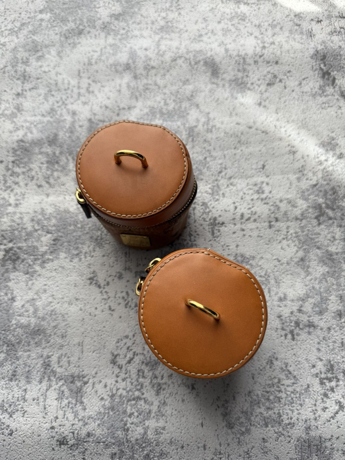 MCM Rare MCM Aren Visetos Vintage Cylinder Bag X2 Size ONE SIZE - 5 Thumbnail
