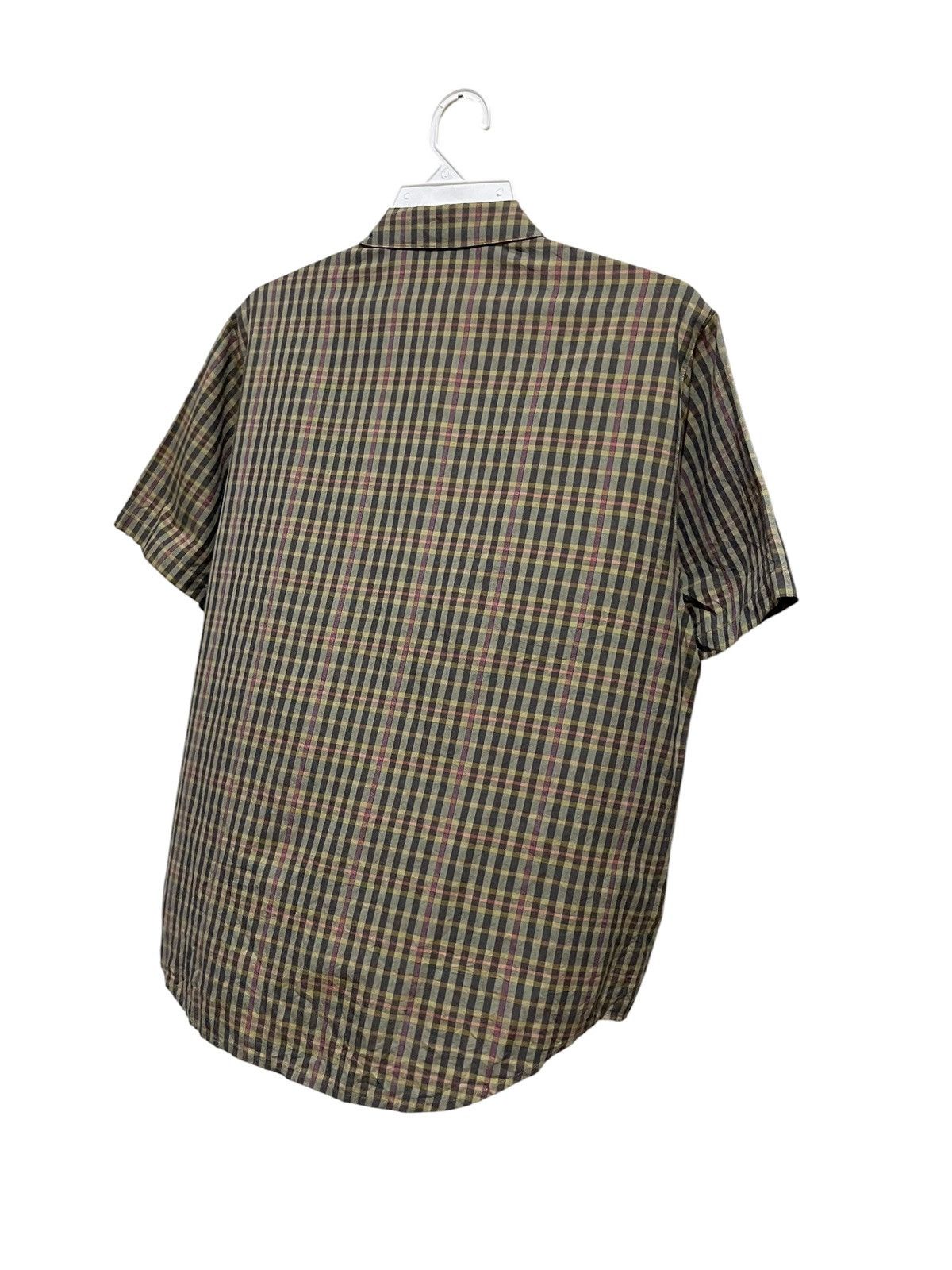 Burberry VTG 80s Burberrys Small Checkered Shirts Size M / US 6-8 / IT 42-44 - 7 Thumbnail