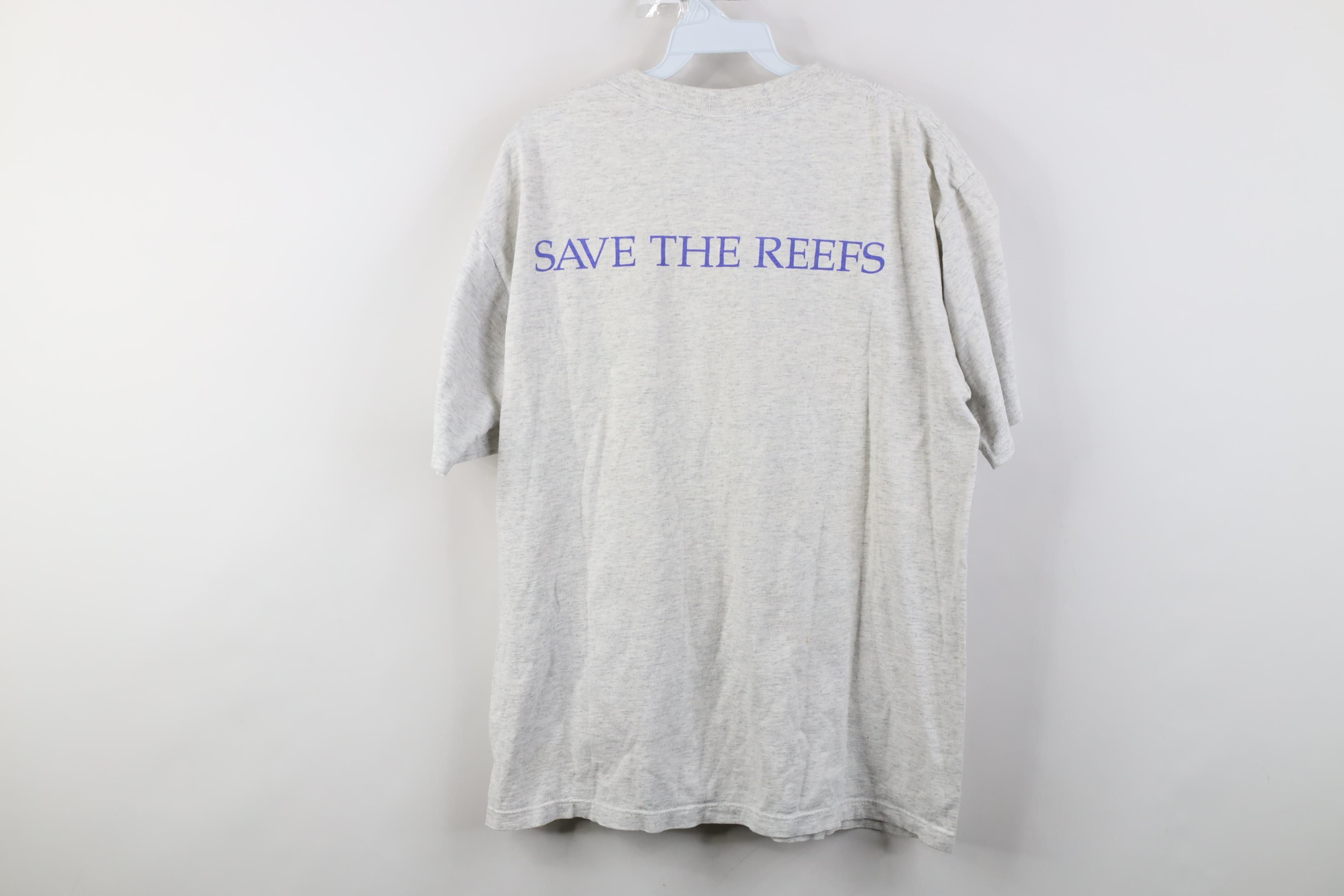 Vintage Vintage 90s Earth Day International Deep Sea Fish T-Shirt Size US L / EU 52-54 / 3 - 13 Thumbnail
